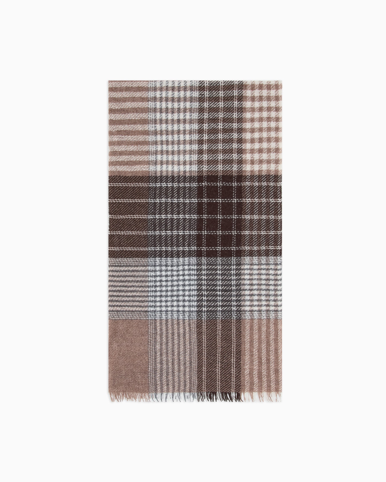 Tartan wool scarf Slide 0