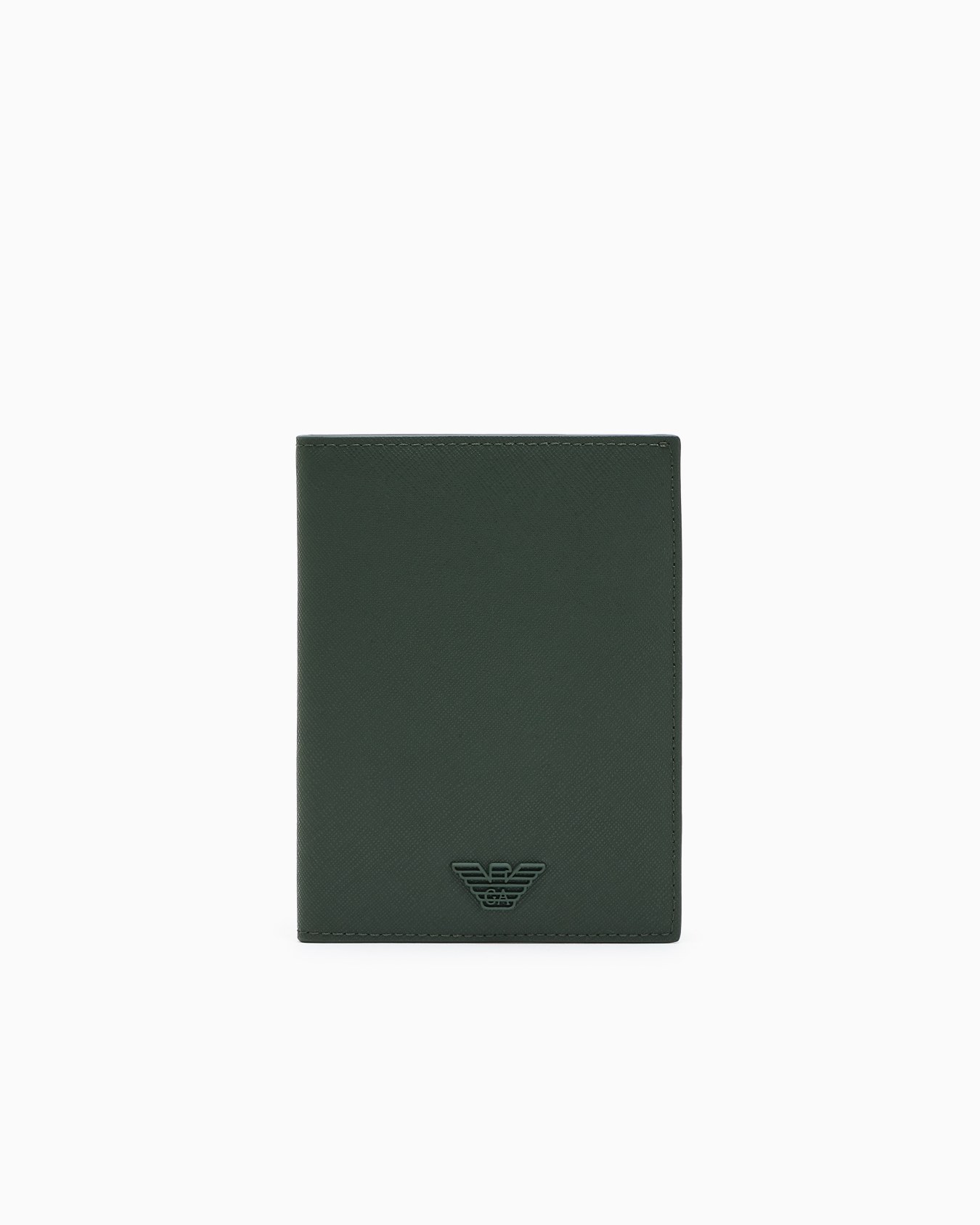 ASV 이글 플레이트 재생 사피아노 가죽 패스포트 홀더 슬라이드 0