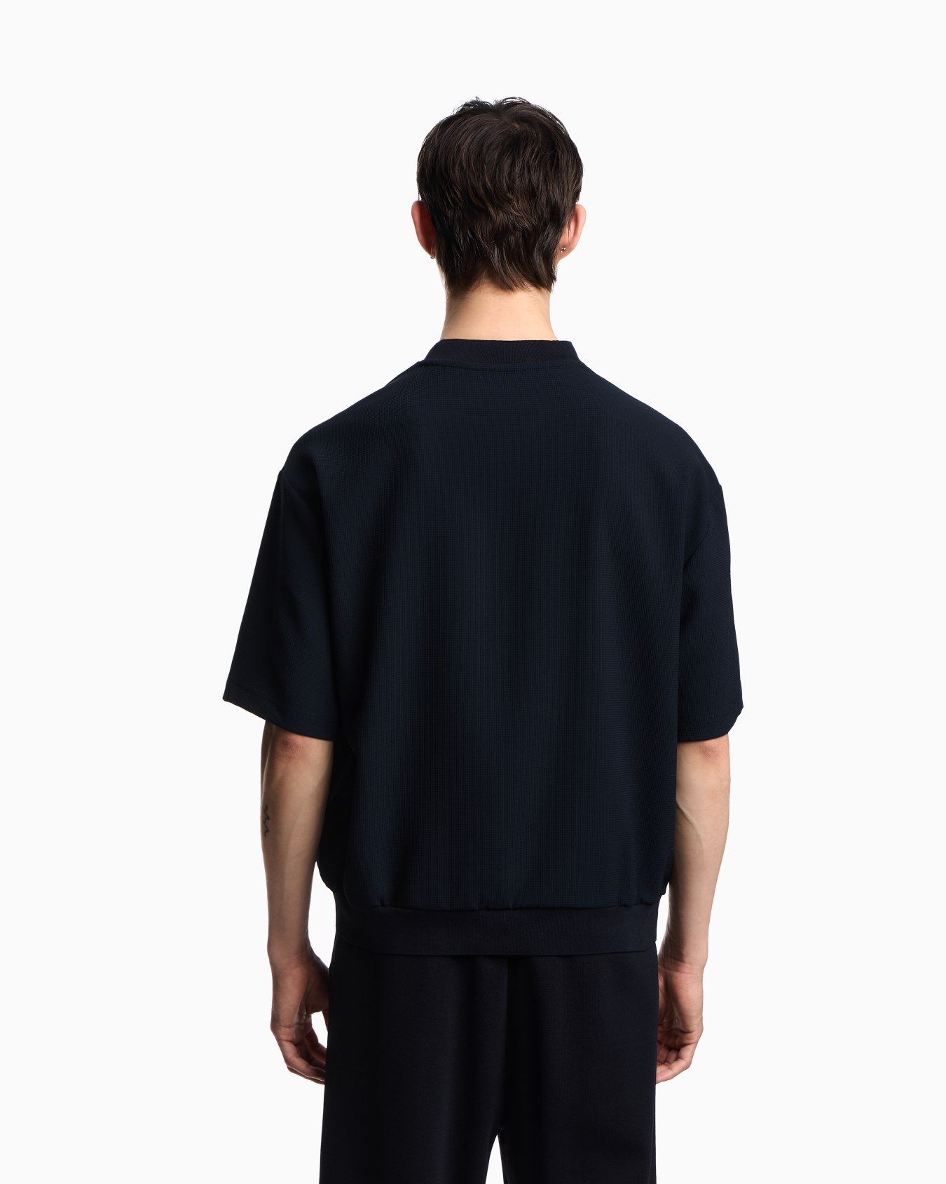 T-Shirt aus Crêpe-Jersey mit 3D-Pikee-Effekt Folie 2