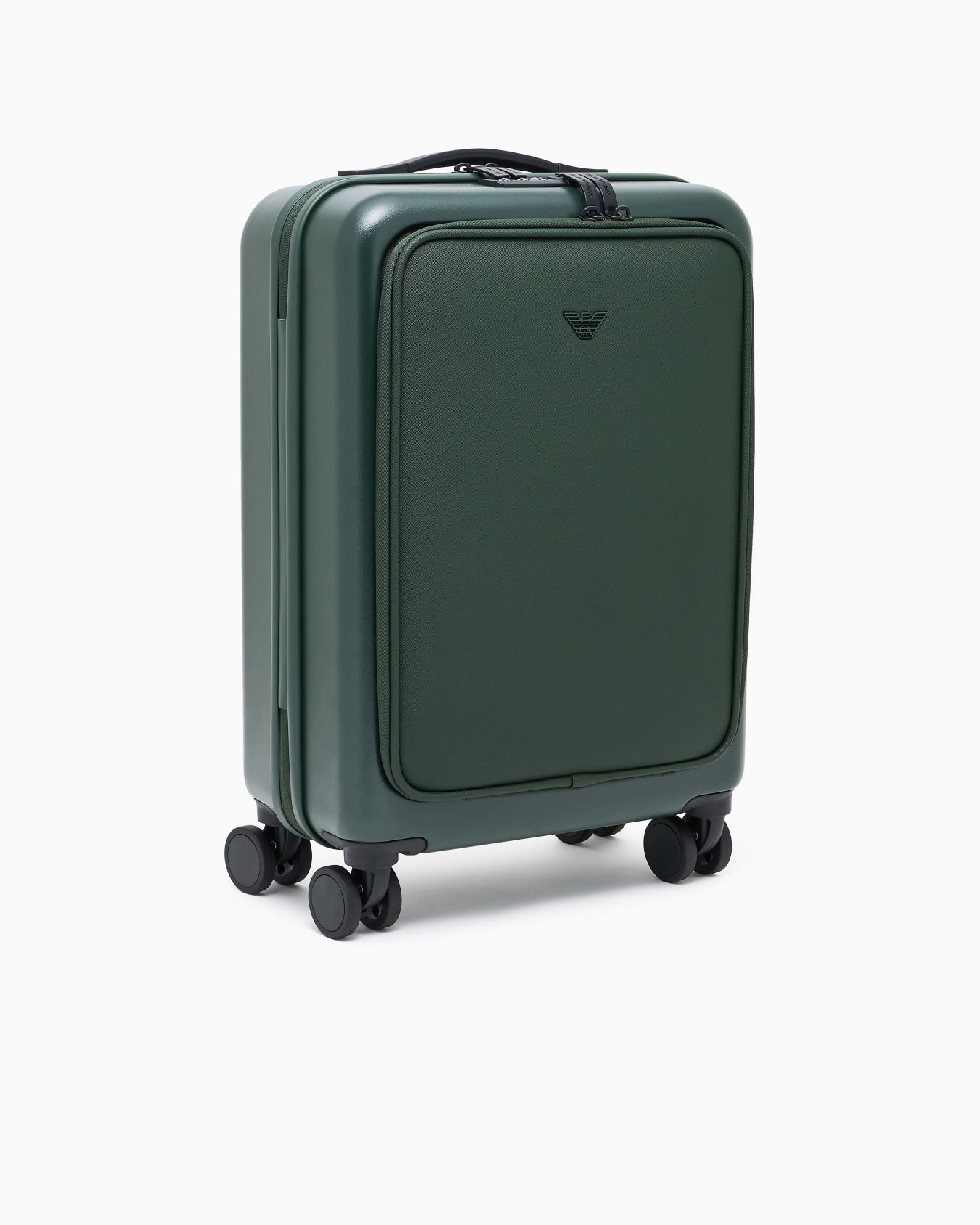 ABS carry-on case with Saffiano detail and eagle plate Slide 1
