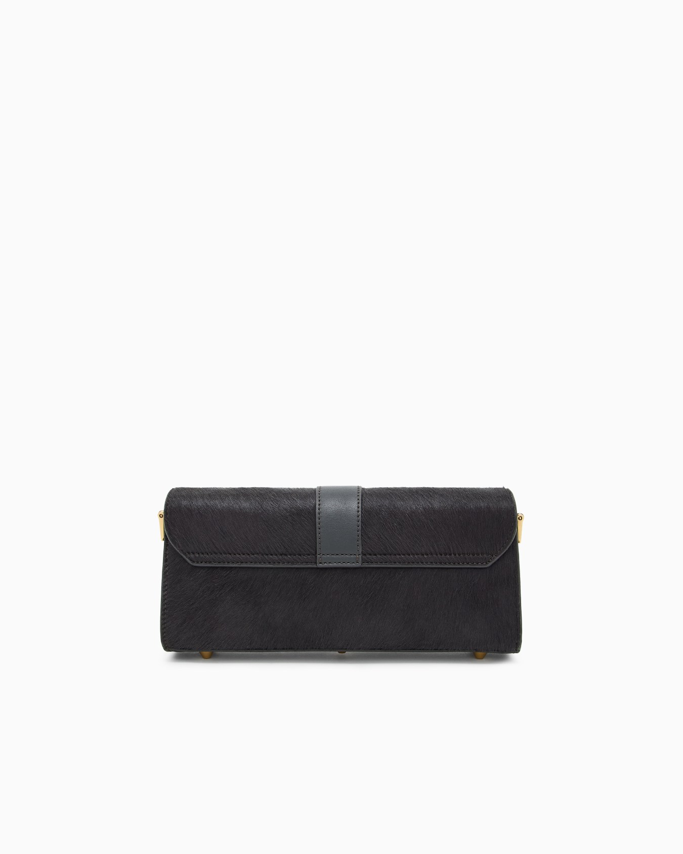 Pony hair shoulder bag Slide 2