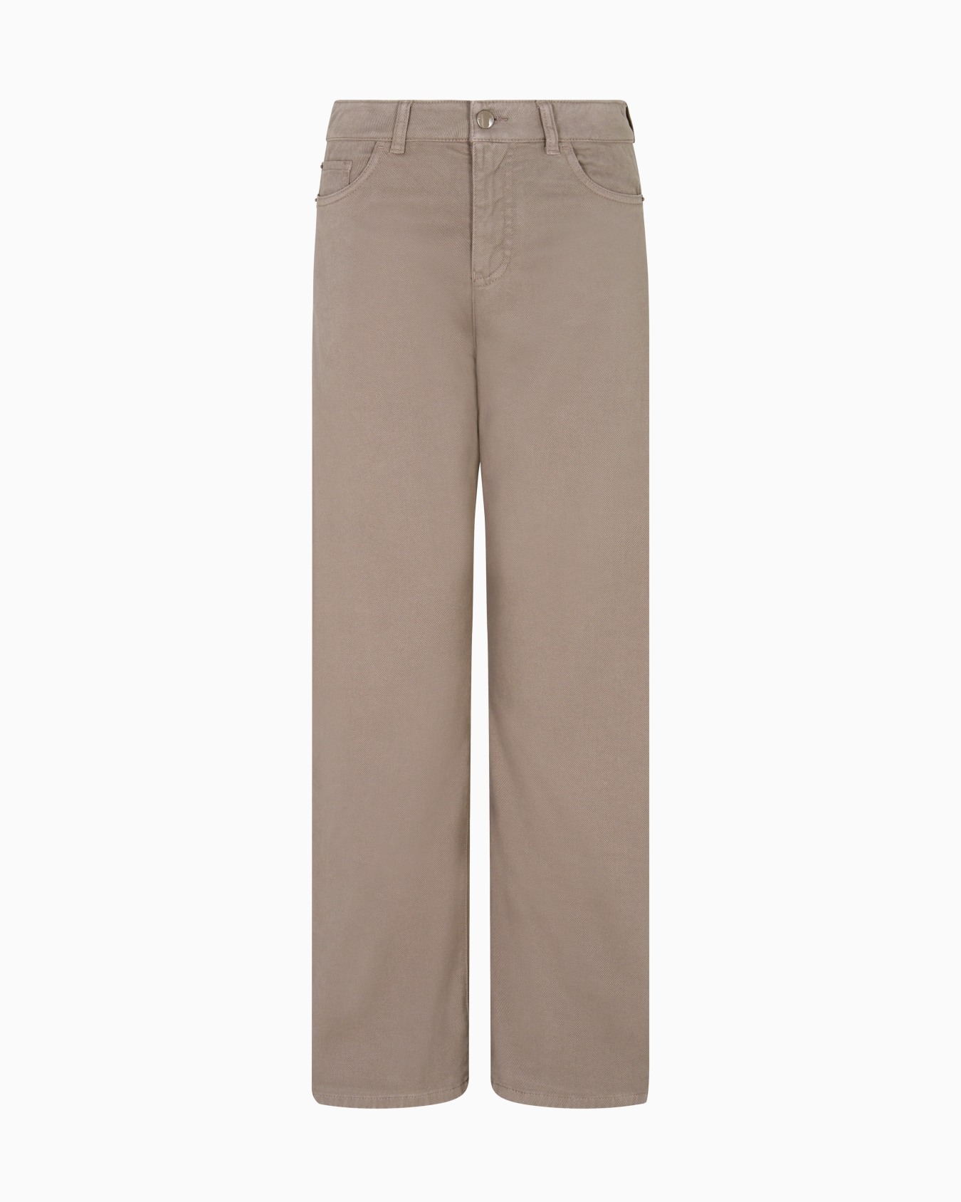 J33 Mid-rise, cropped wide-leg jeans in garment-dyed stretch drill Slide 0