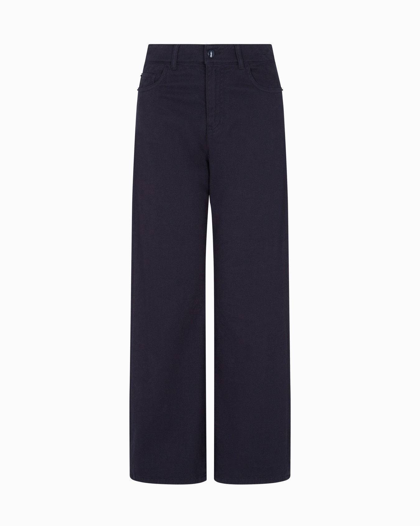J33 Mid-rise, cropped wide-leg jeans in garment-dyed stretch drill Slide 0