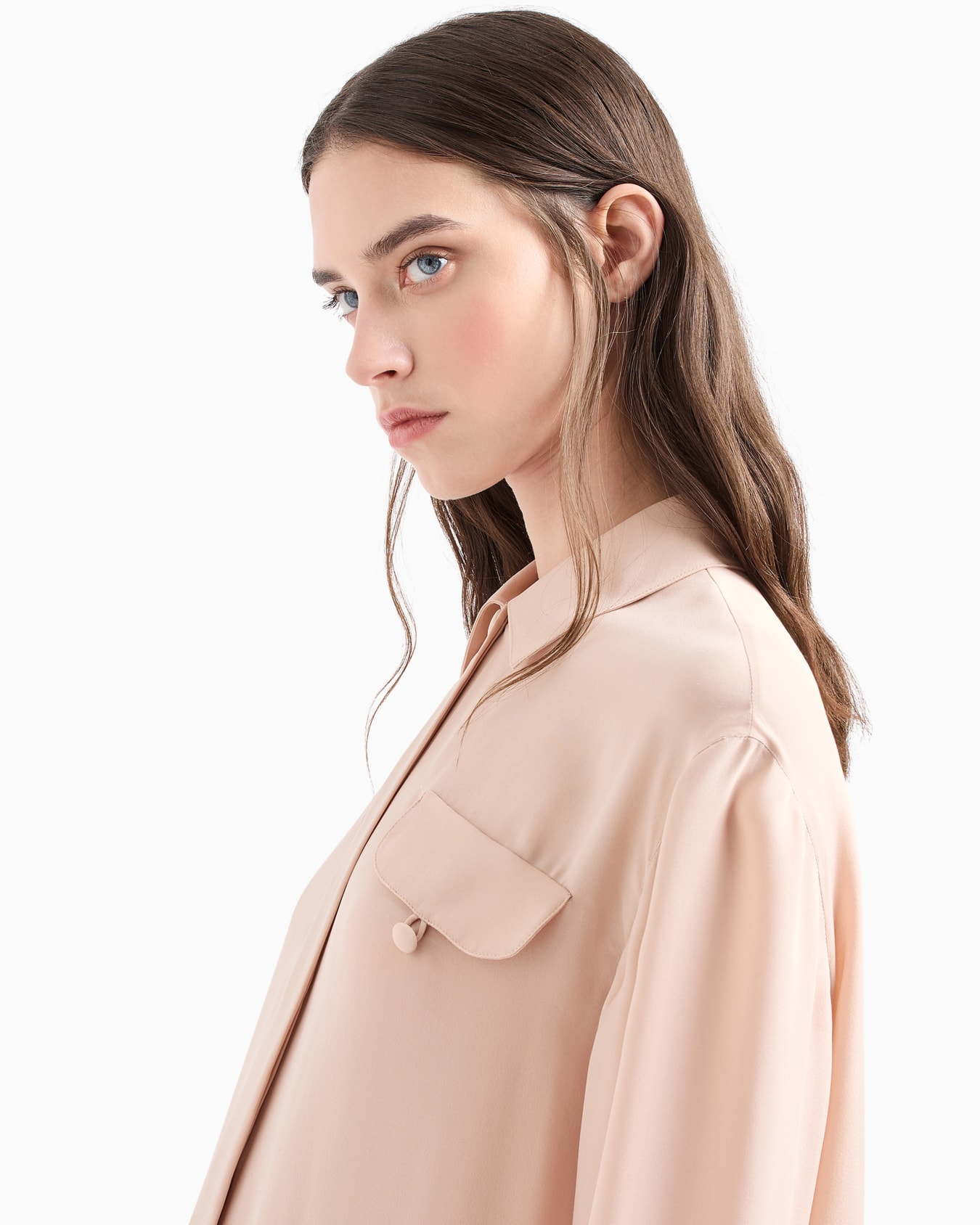 Chemise en double georgette de soie Icon Diapositive 5