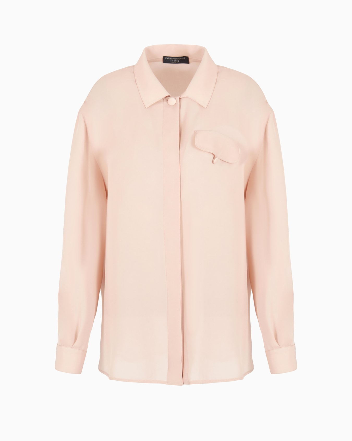 Chemise en double georgette de soie Icon Diapositive 0