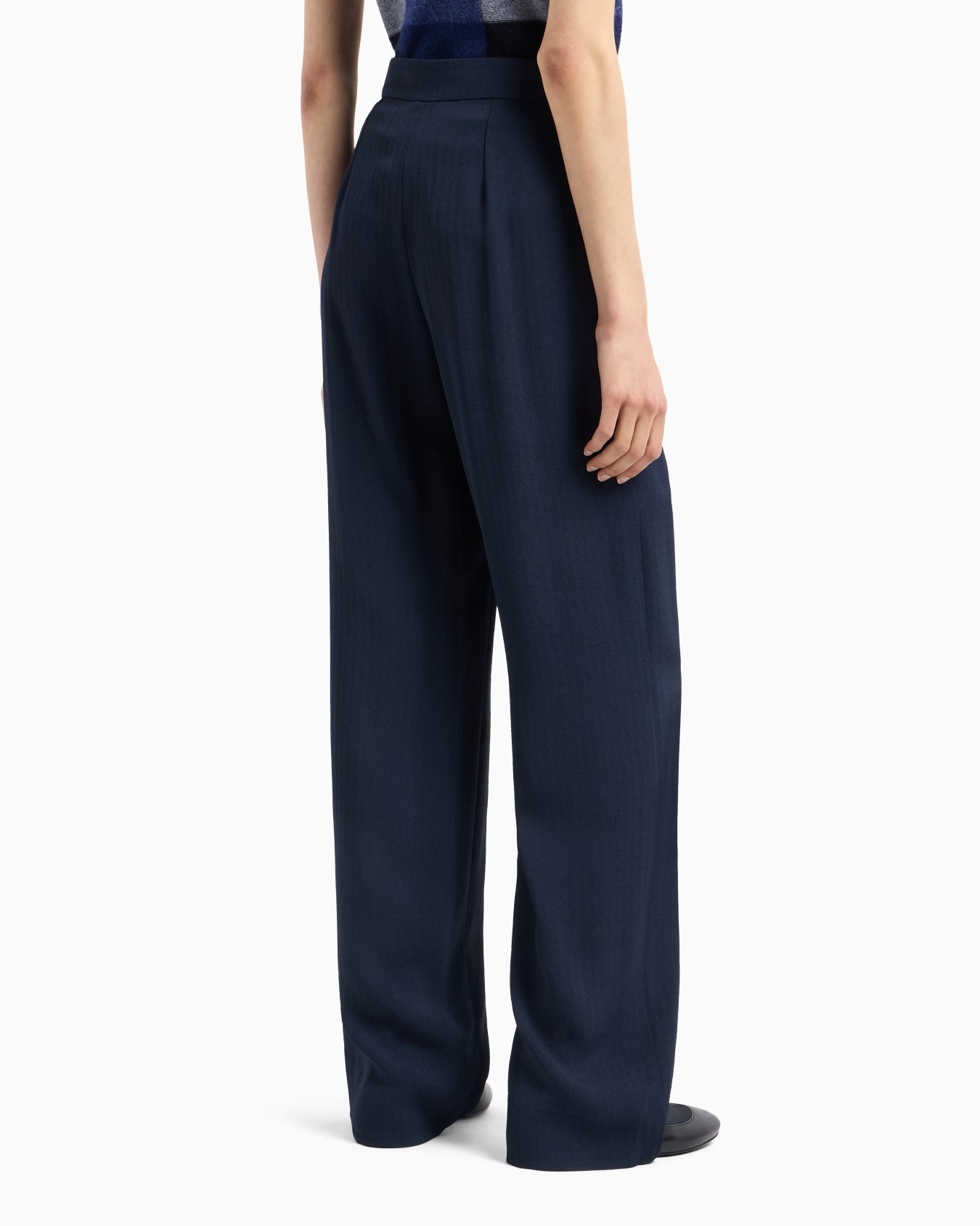 Icon canneté cady palazzo trousers Diapositiva 2