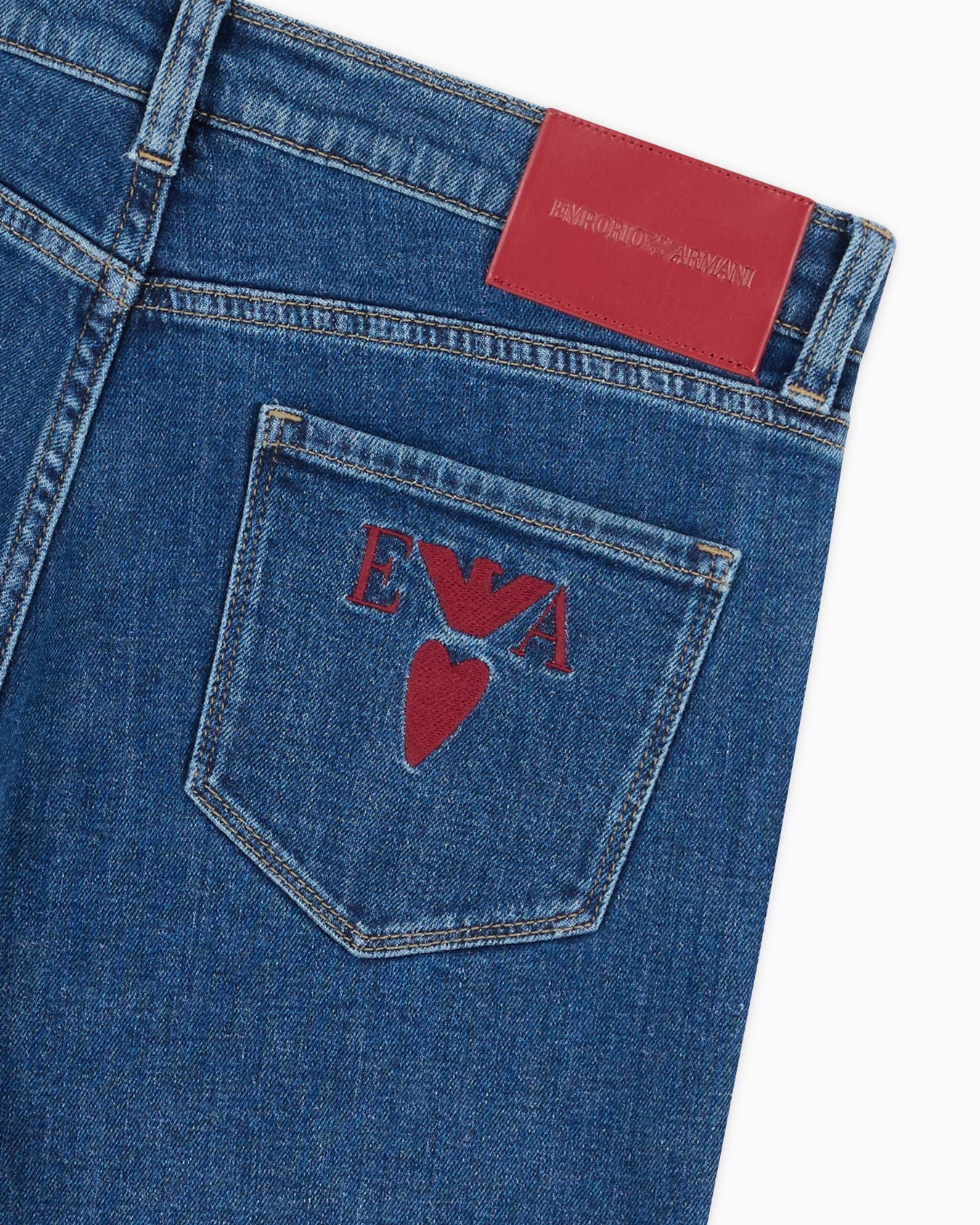 High-waisted, super-skinny leg jeans in stone-washed denim Slide 6