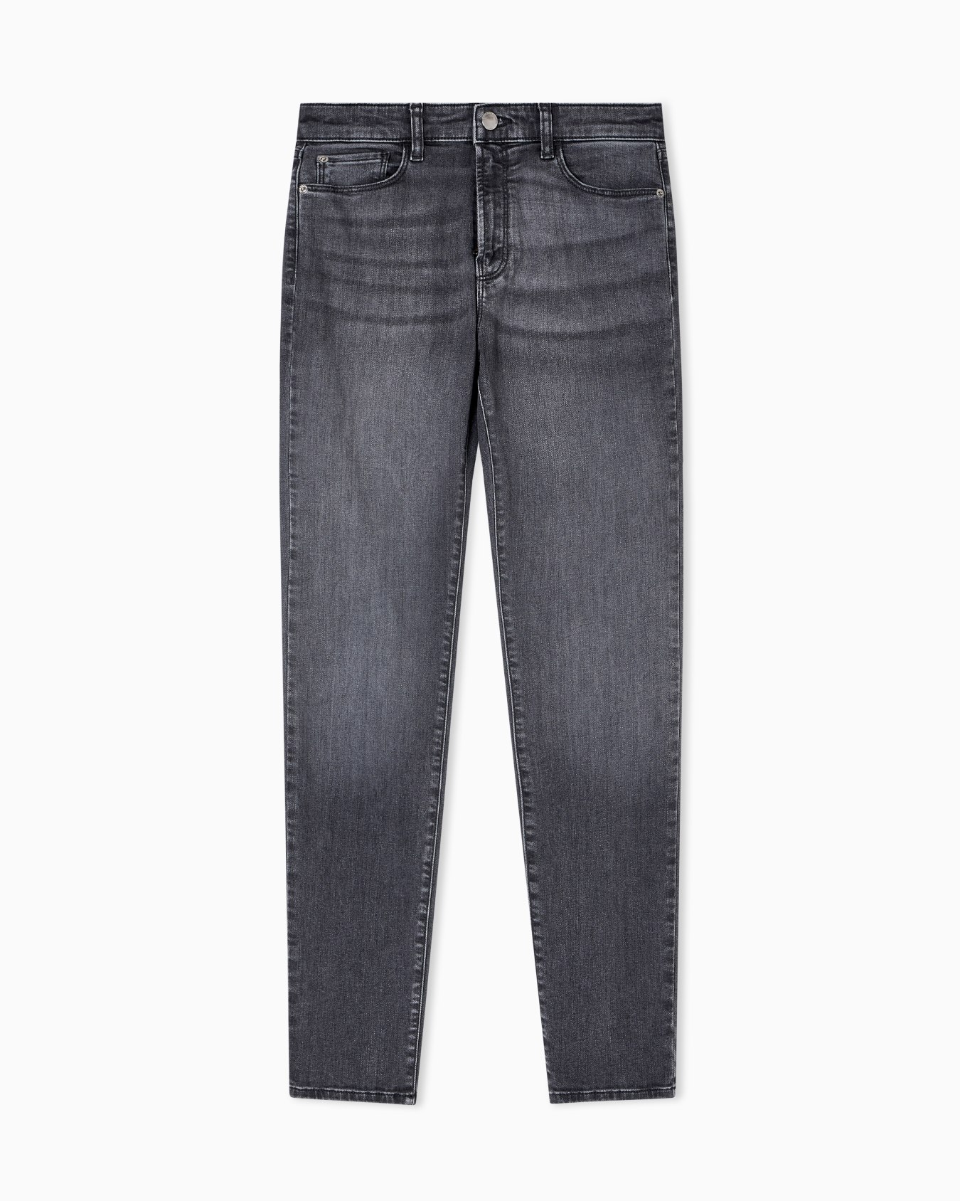 J20 High-waisted super-skinny leg jeans in a worn-look stretch denim  Slide 0