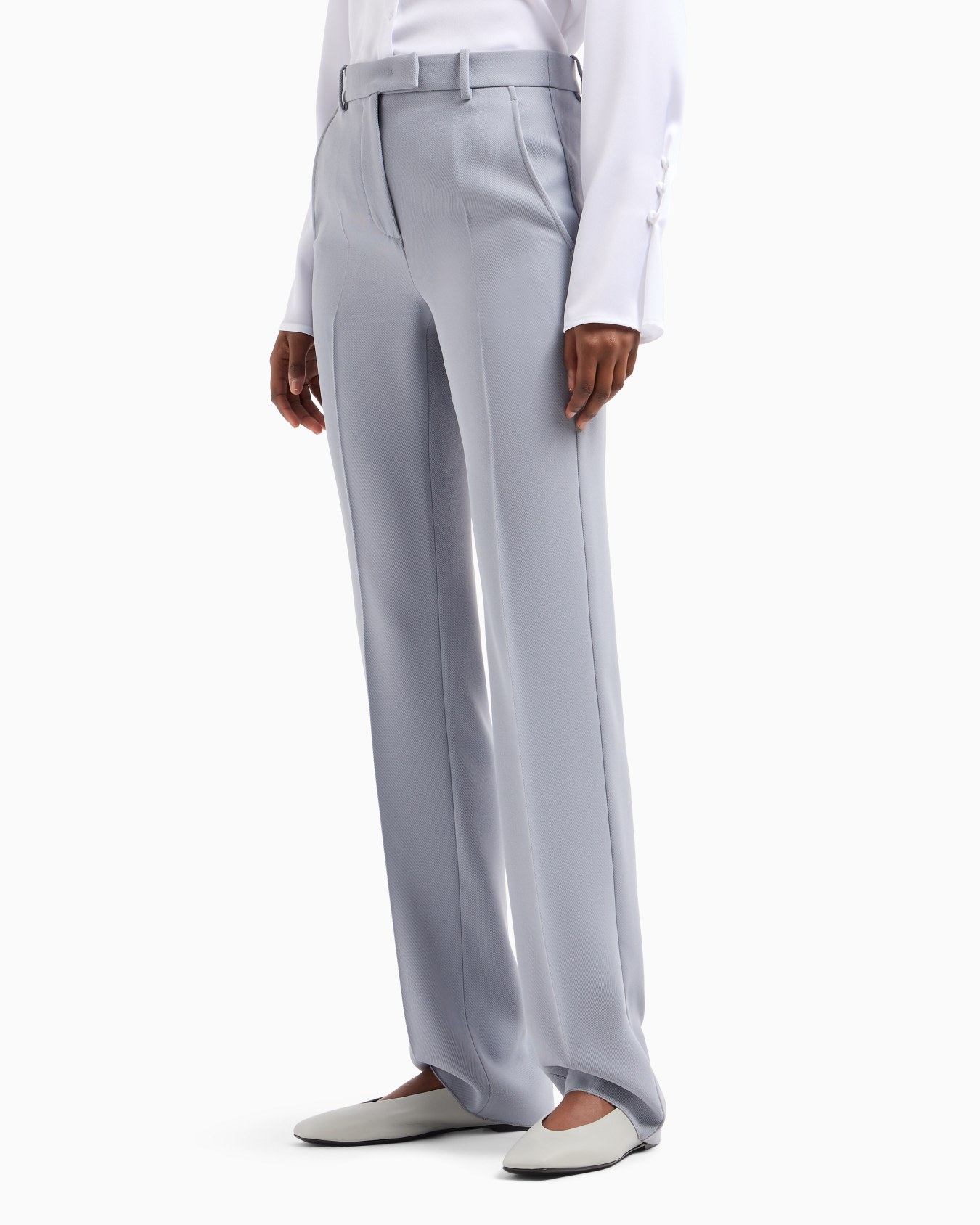 Technical gabardine trousers Diapositiva 1