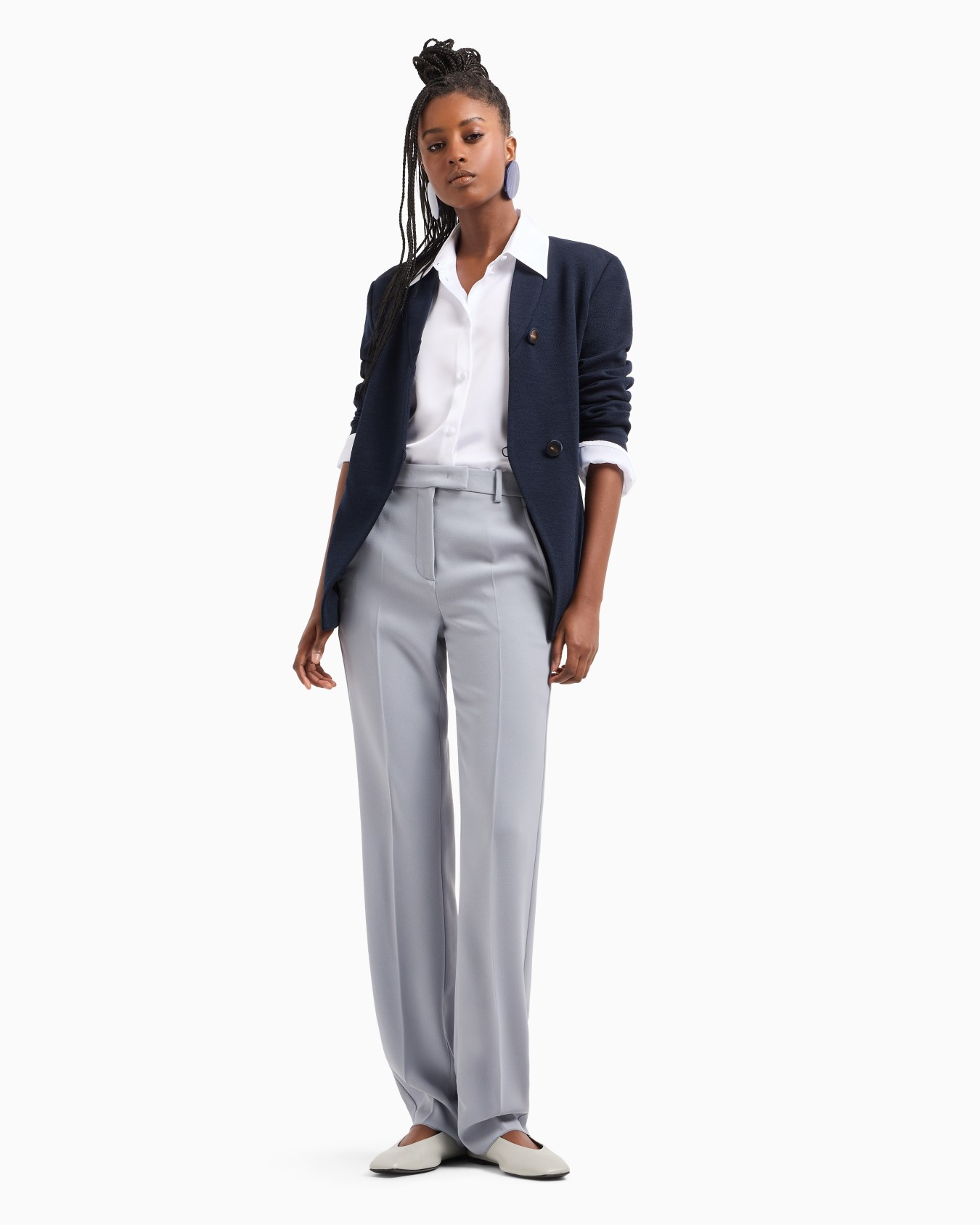 Technical gabardine trousers Diapositiva 3
