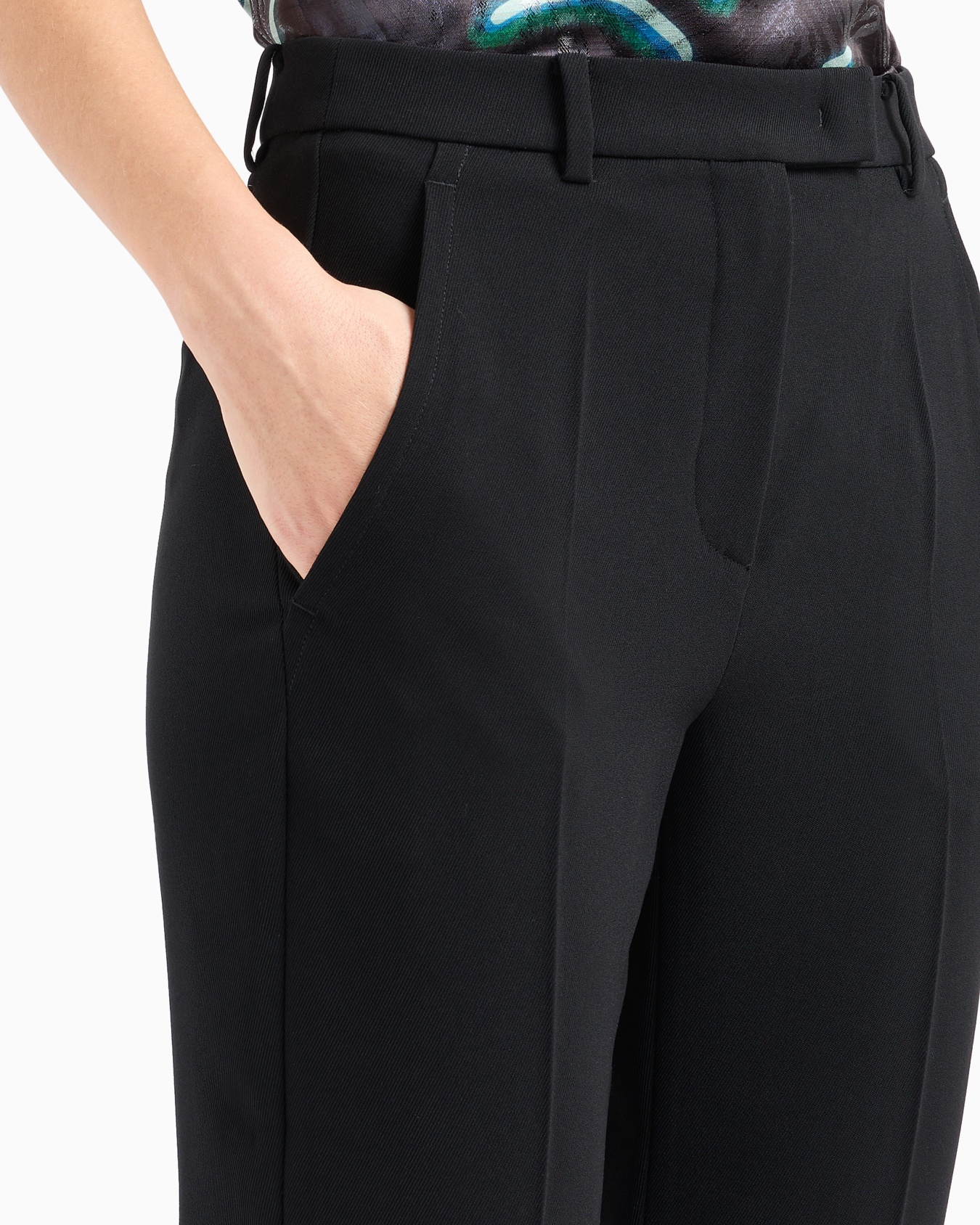 Technical gabardine trousers Slide 5