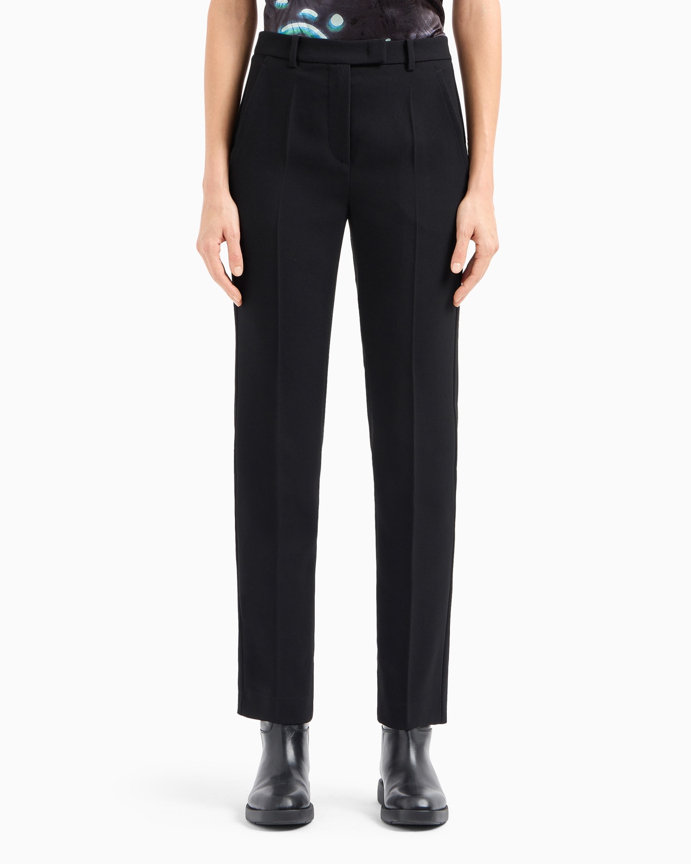 Technical gabardine trousers Slide 2