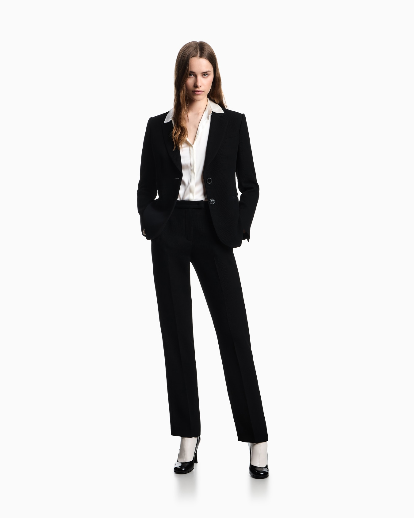Pantalones de tejido técnico con trama wafer ASV Diapositiva 1