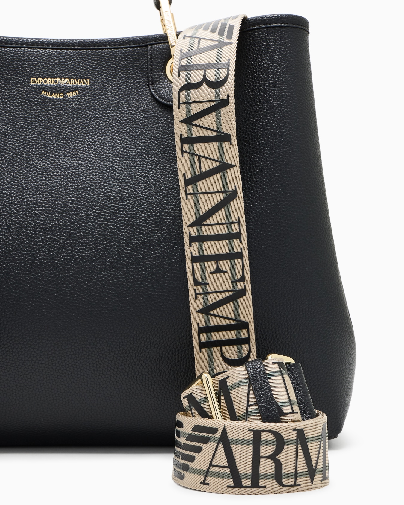 Medium MyEA shopper bag with deer print Slide 4
