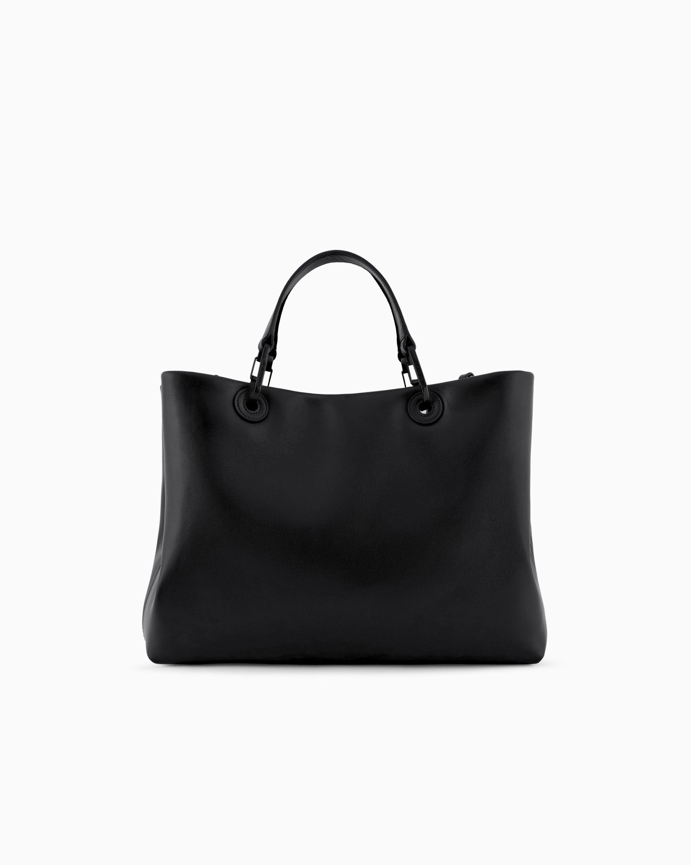 Bolso shopper MyEA de piel con logotipo trenzado Diapositiva 2