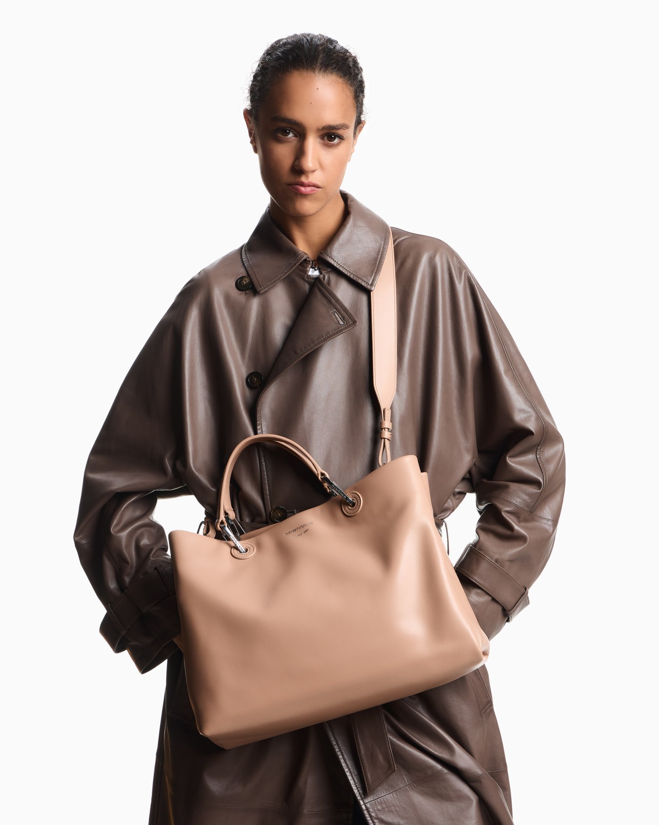 Nappa-leather medium MyEA shopper bag  Slide 7