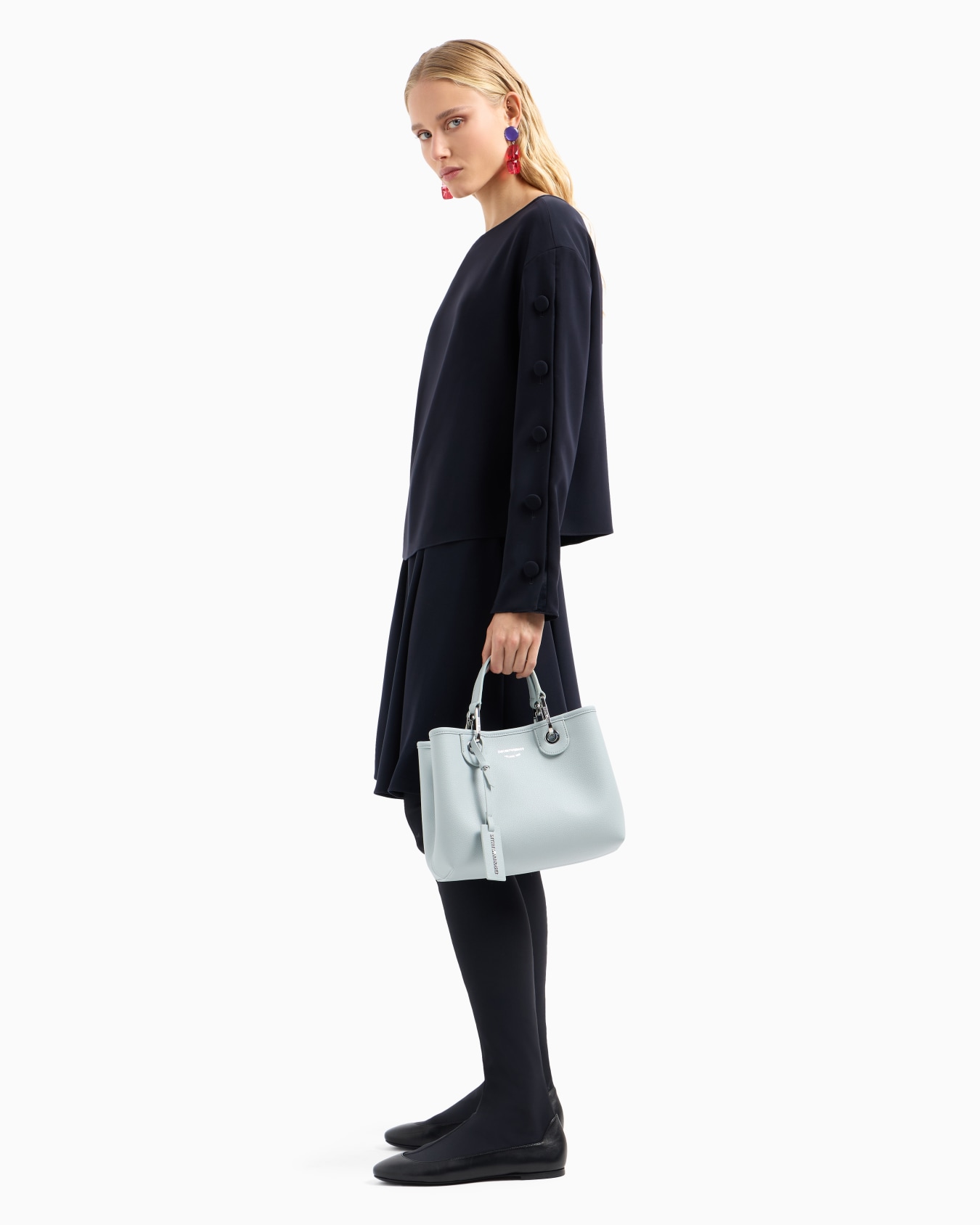Bolso shopper MyEA pequeño con estampado de ciervo Diapositiva 5
