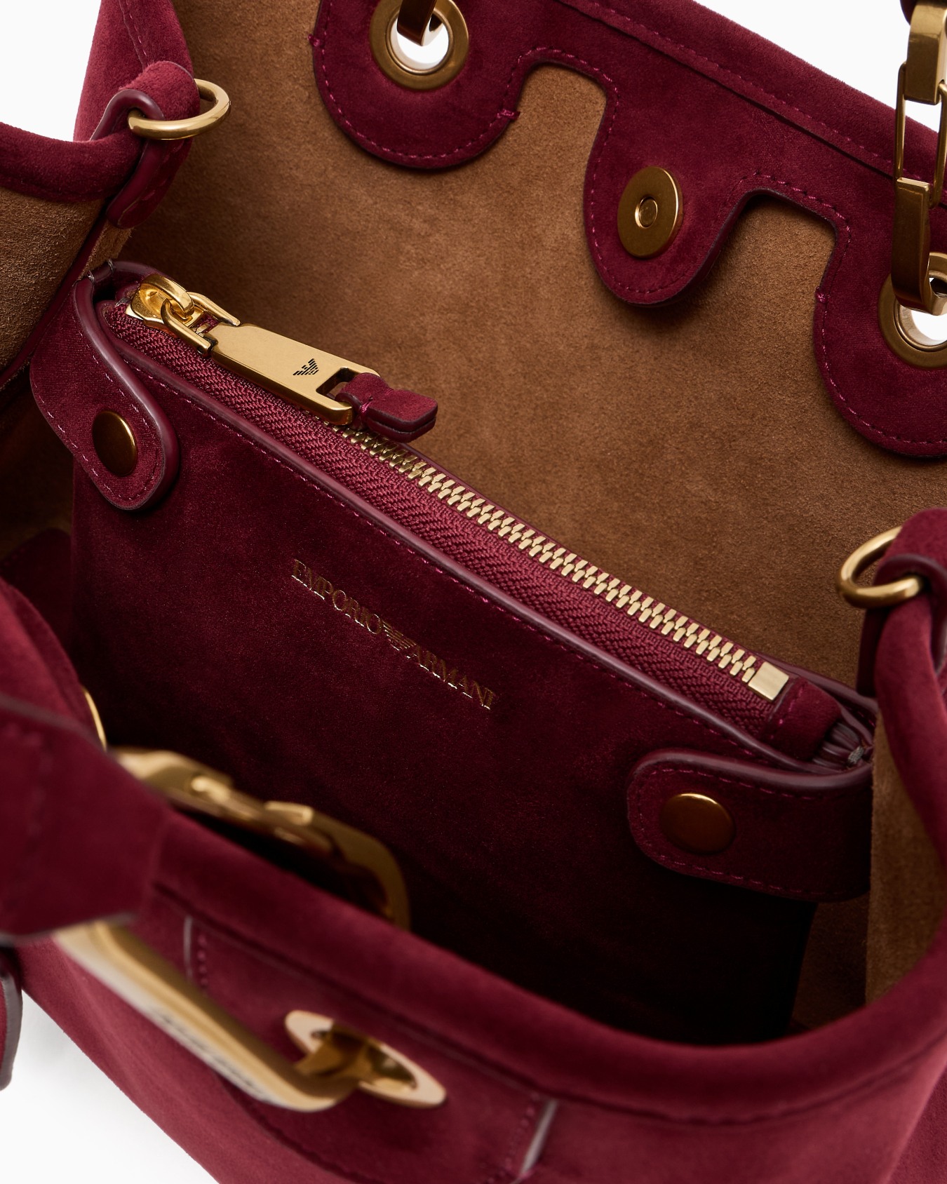 Faux suede small MyEA shopper bag Slide 3