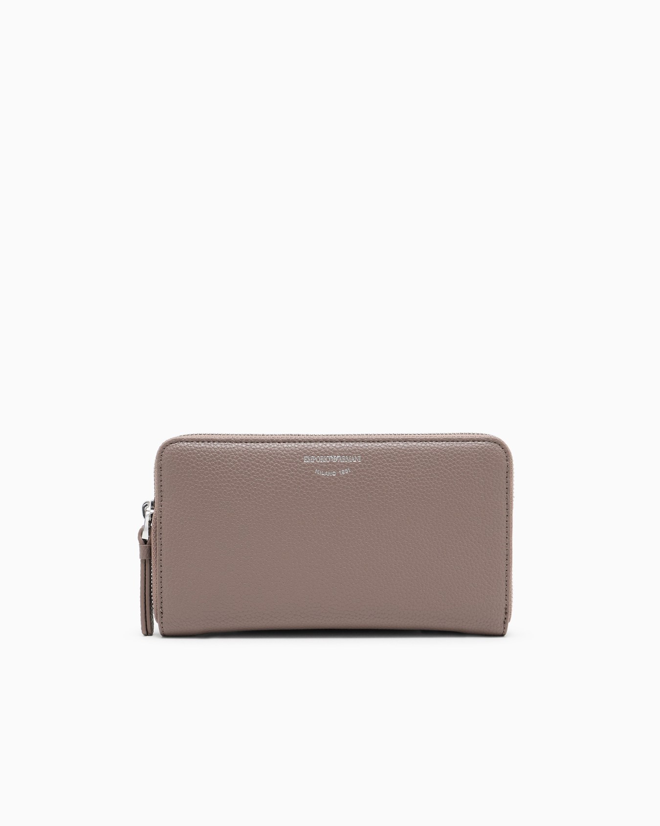 Deer-print MyEA wallet with wrap-around zip Slide 0