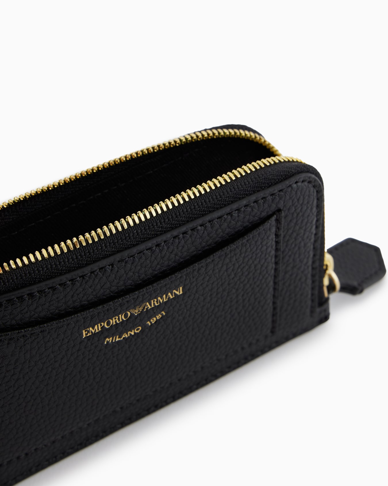 MyEA deer-print card holder with wrap-around zip Slide 2