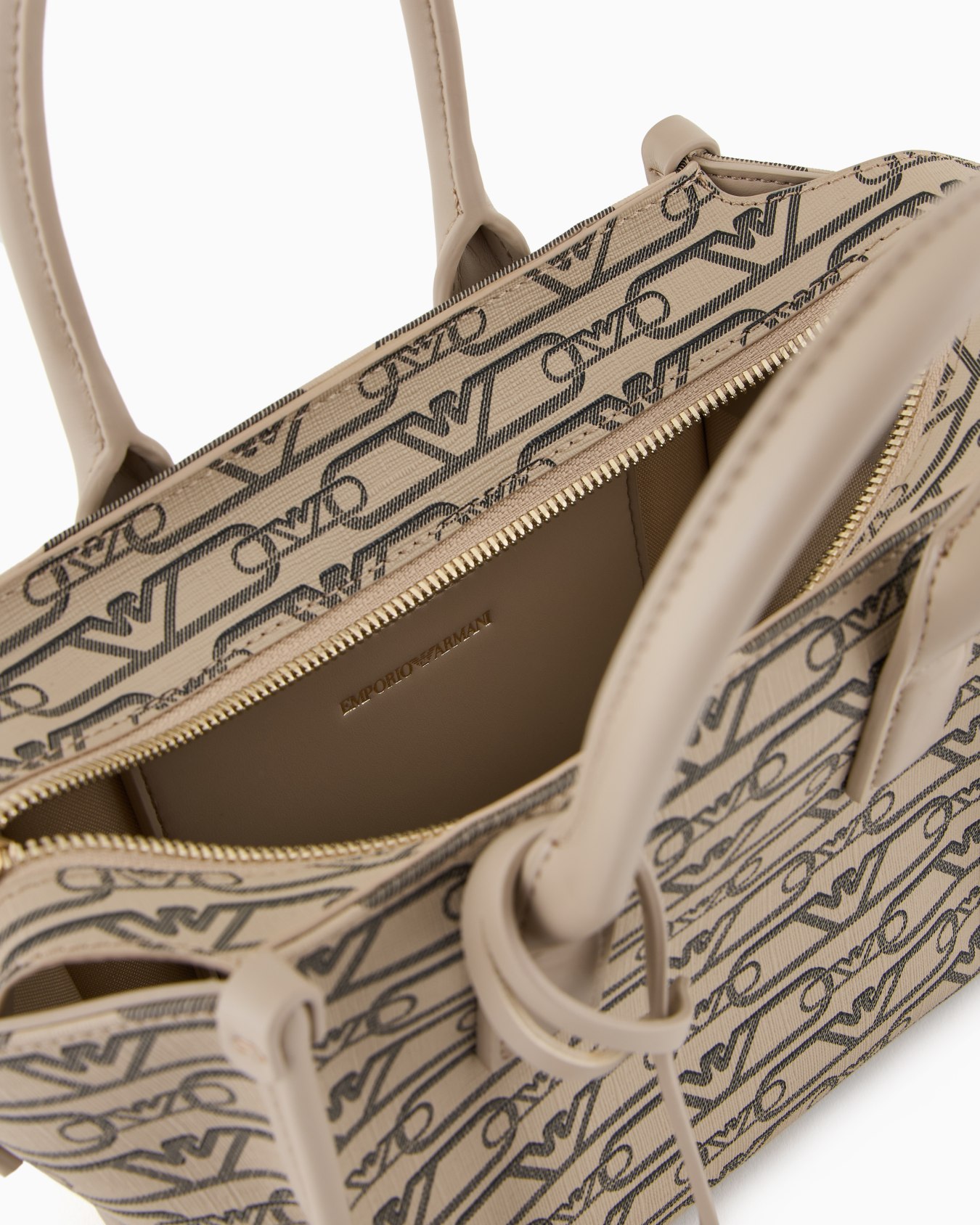 Petit sac cabas à imprimé monogramme all over Diapositive 3