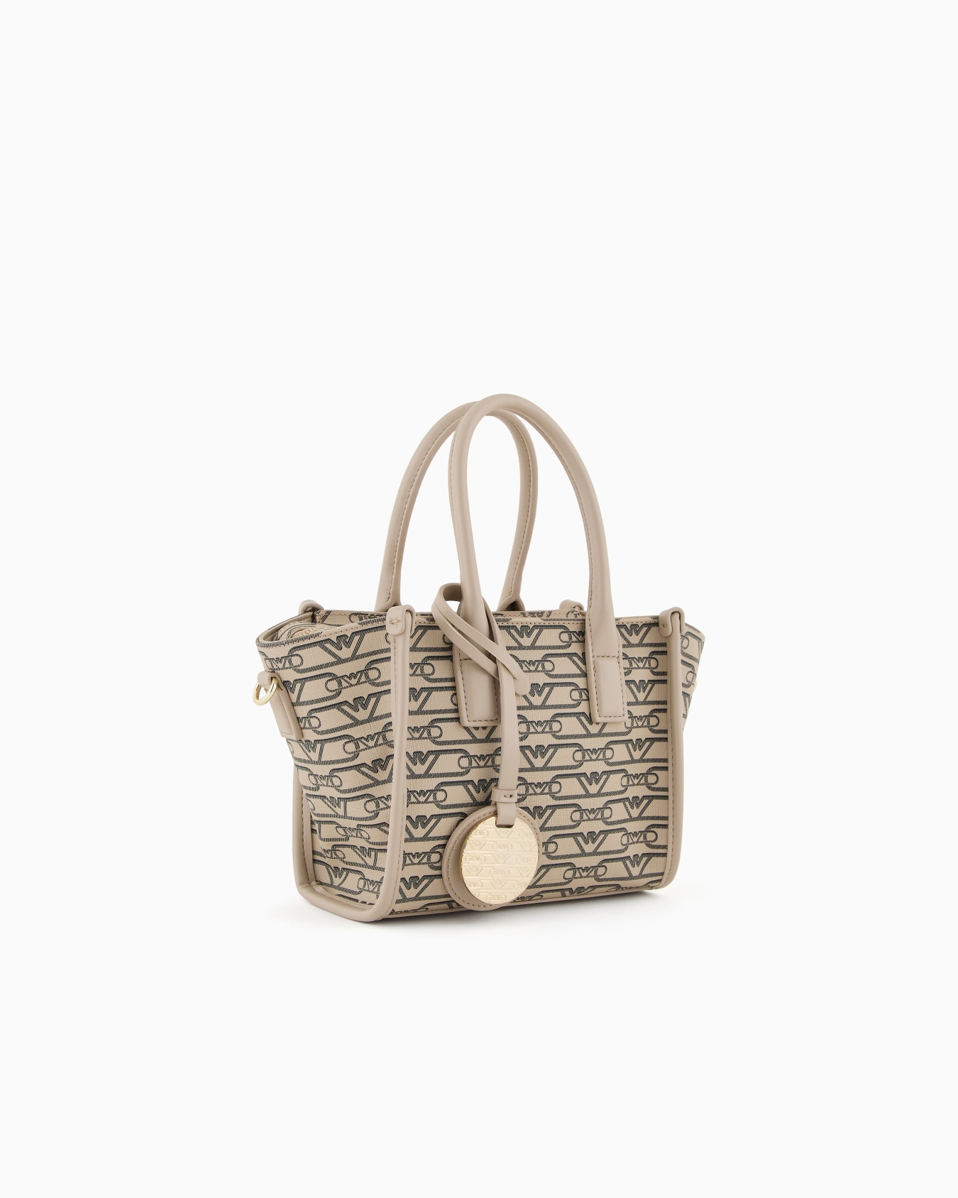 Petit sac cabas à imprimé monogramme all over Diapositive 1