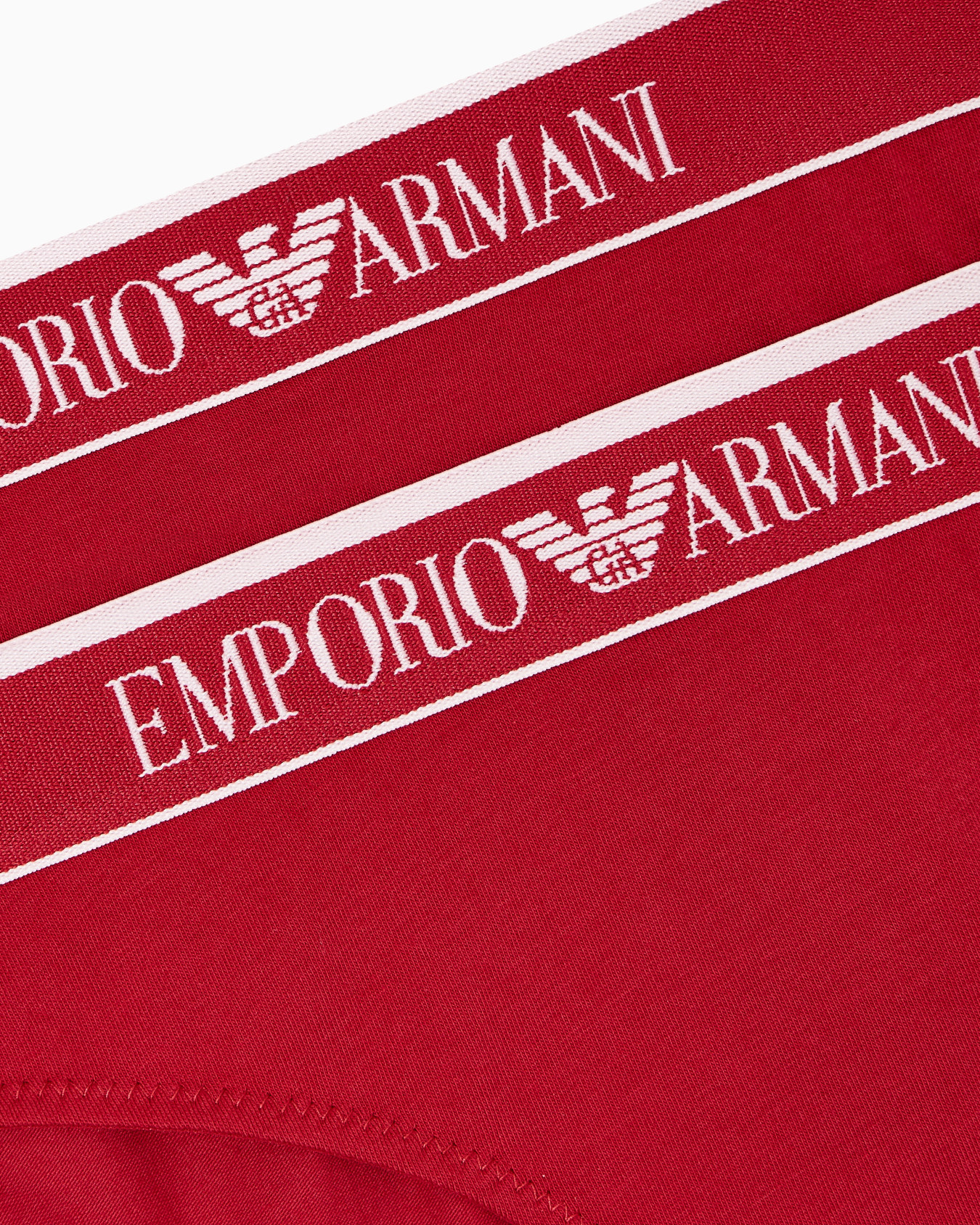 Paquete de dos braguitas de algodón orgánico Iconic con banda con logotipo ASV Diapositiva 3
