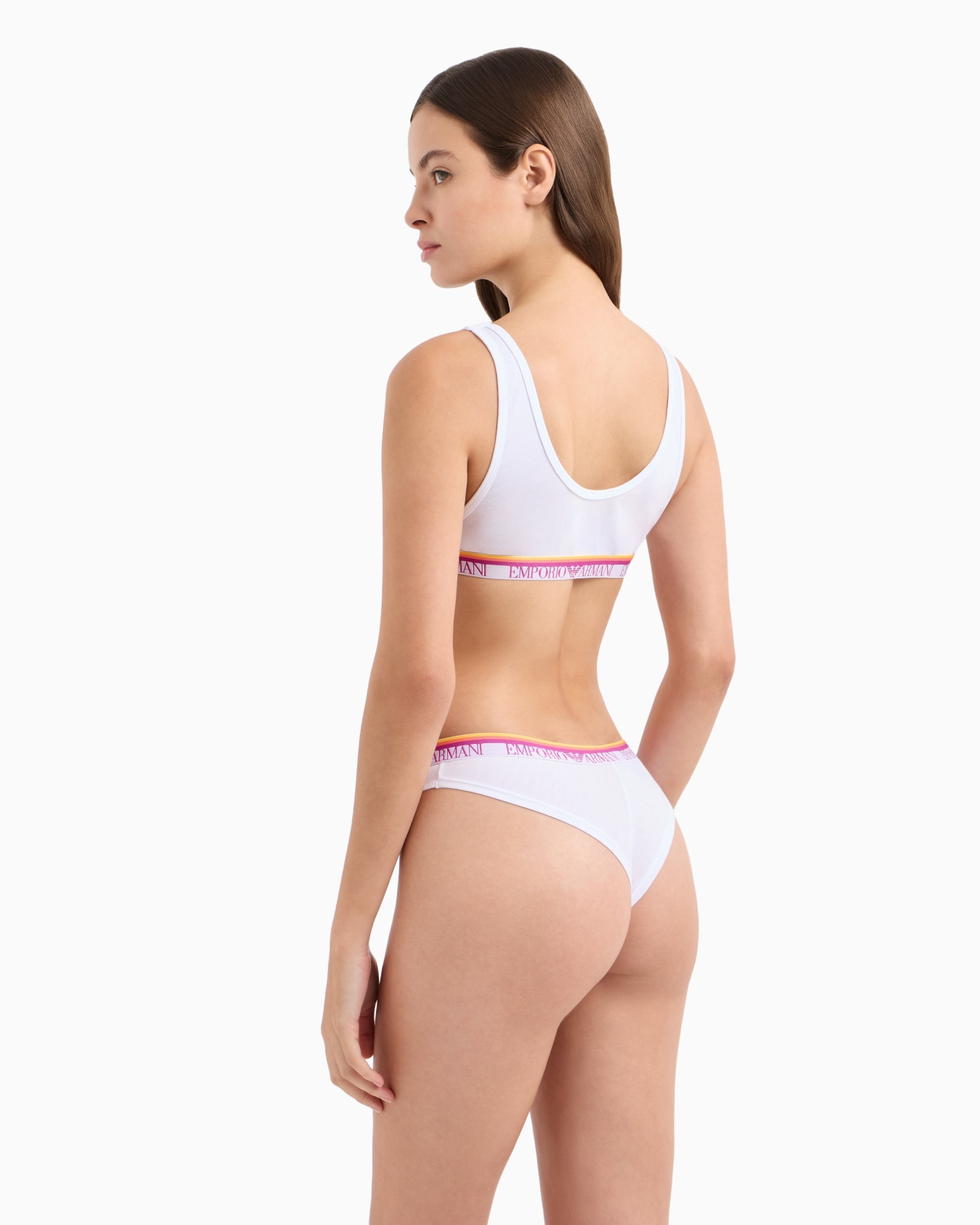 Two-pack of ASV Iconic organic-cotton Brazilian briefs with logo waistband Slide 2