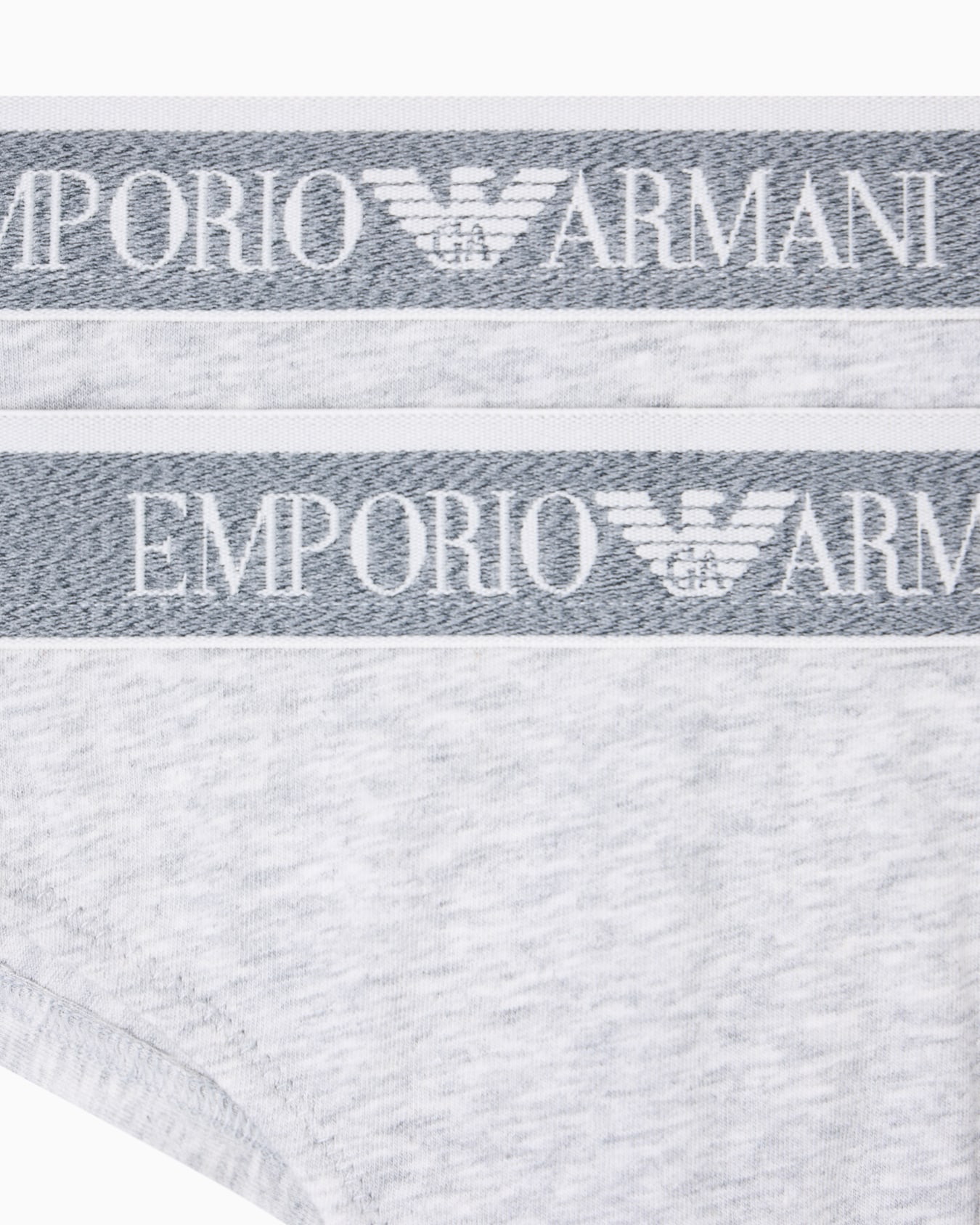 Two-pack of ASV Iconic organic-cotton Brazilian briefs with logo waistband Slide 3