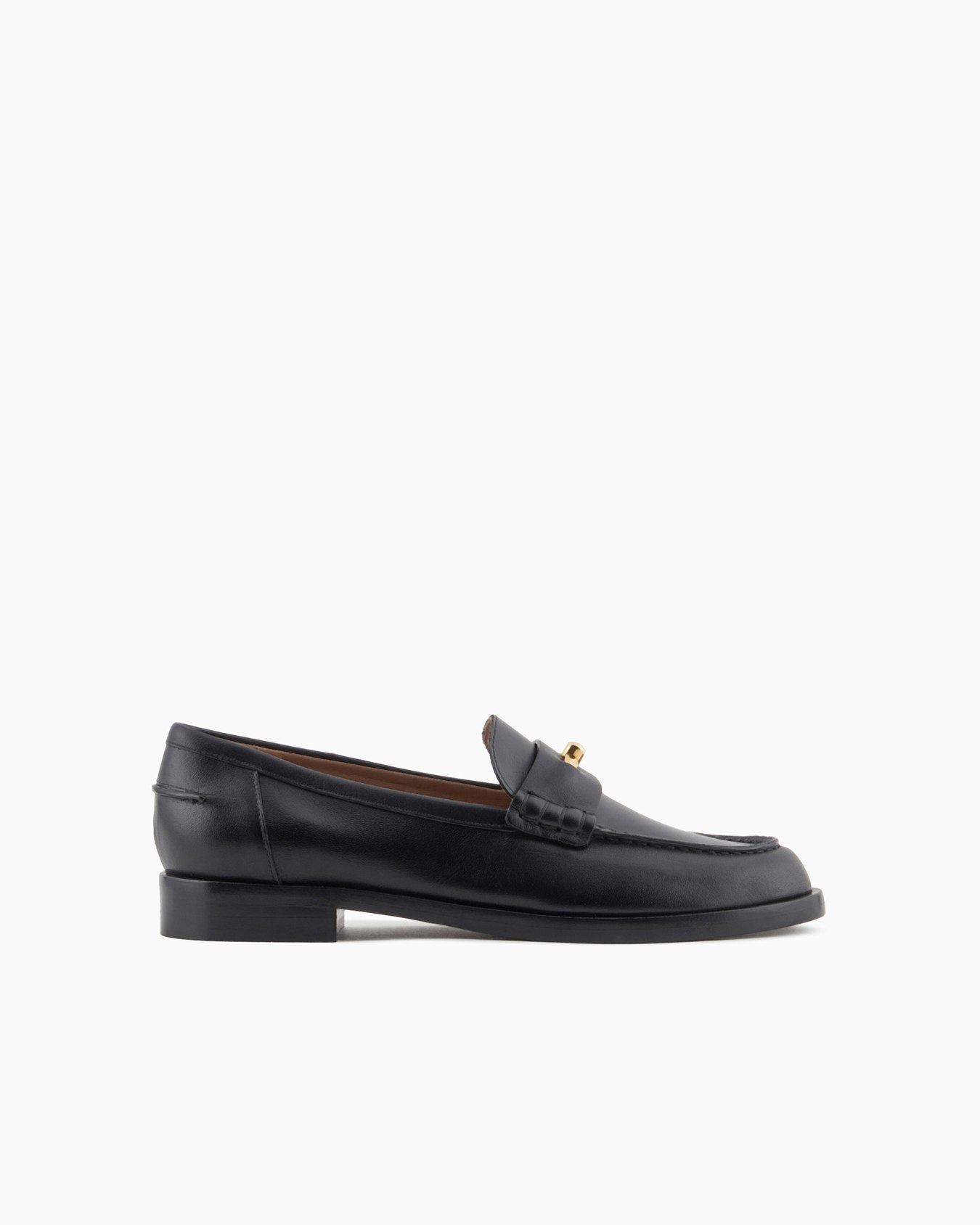 Leather loafers with Icon stirrup Slide 0