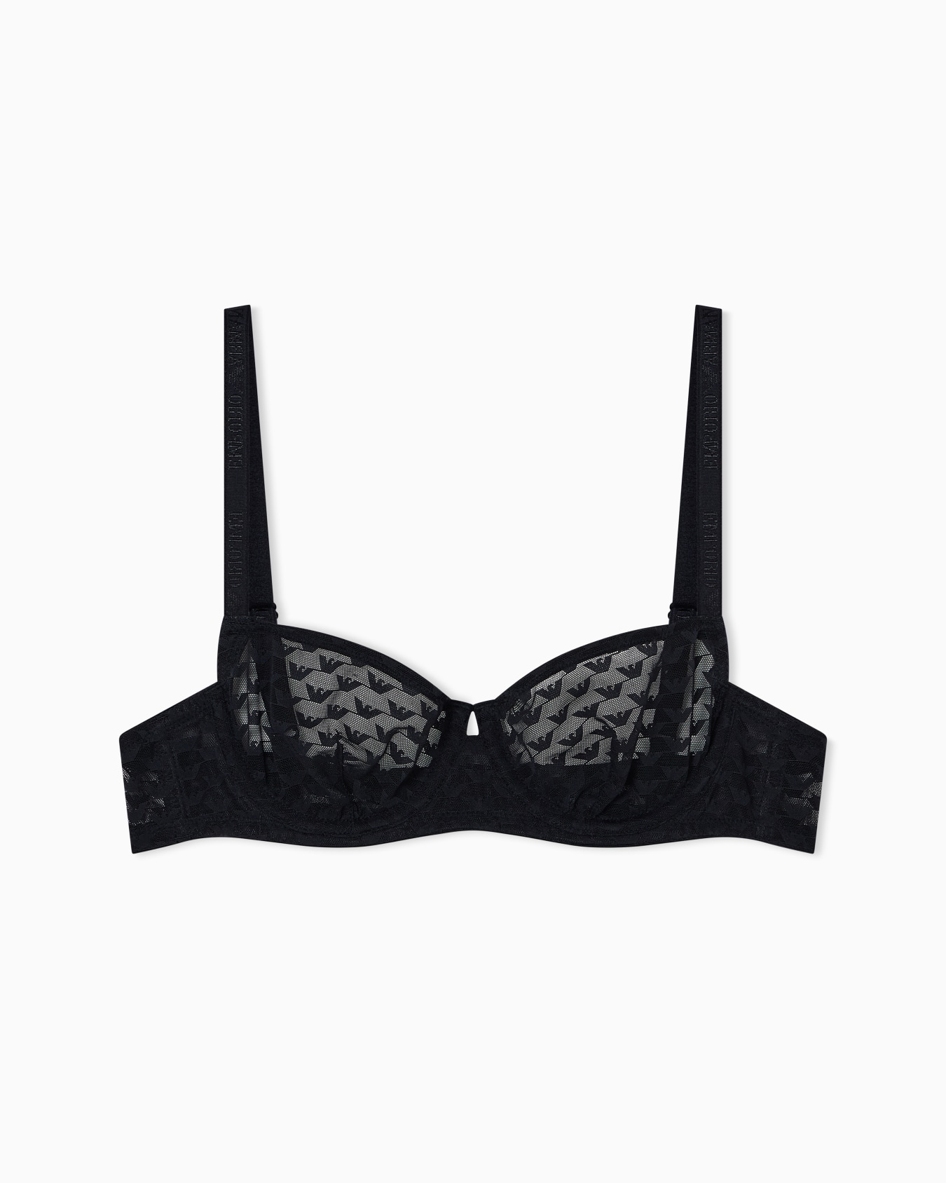 ASV mesh balcony bra with all-over eagle logo Slide 0