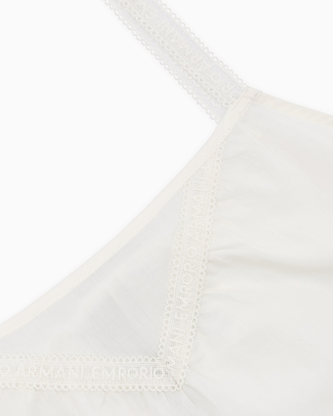 Loungewear top with logo embroidery Slide 3