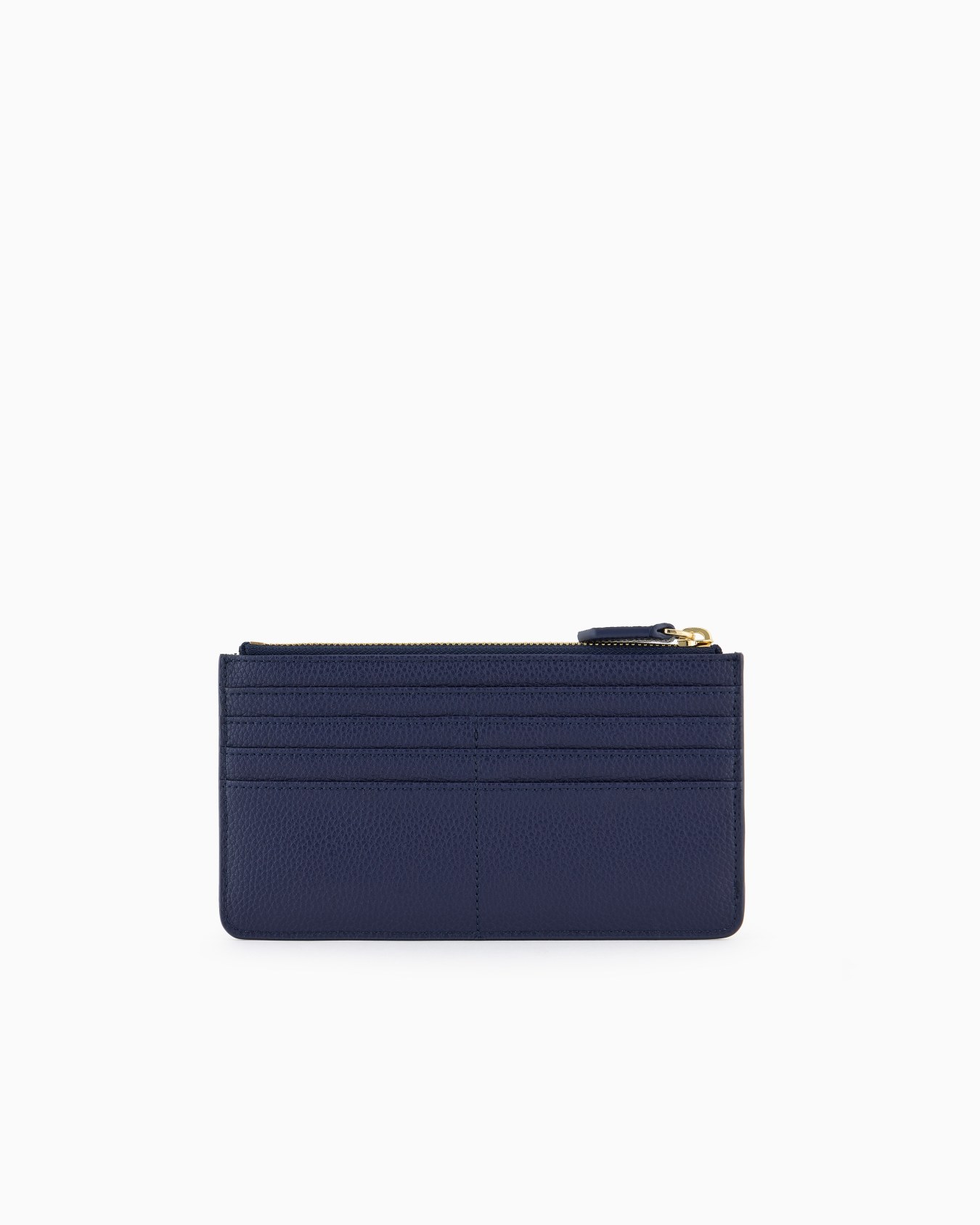 MyEA deer-print card holder with zip Slide 1