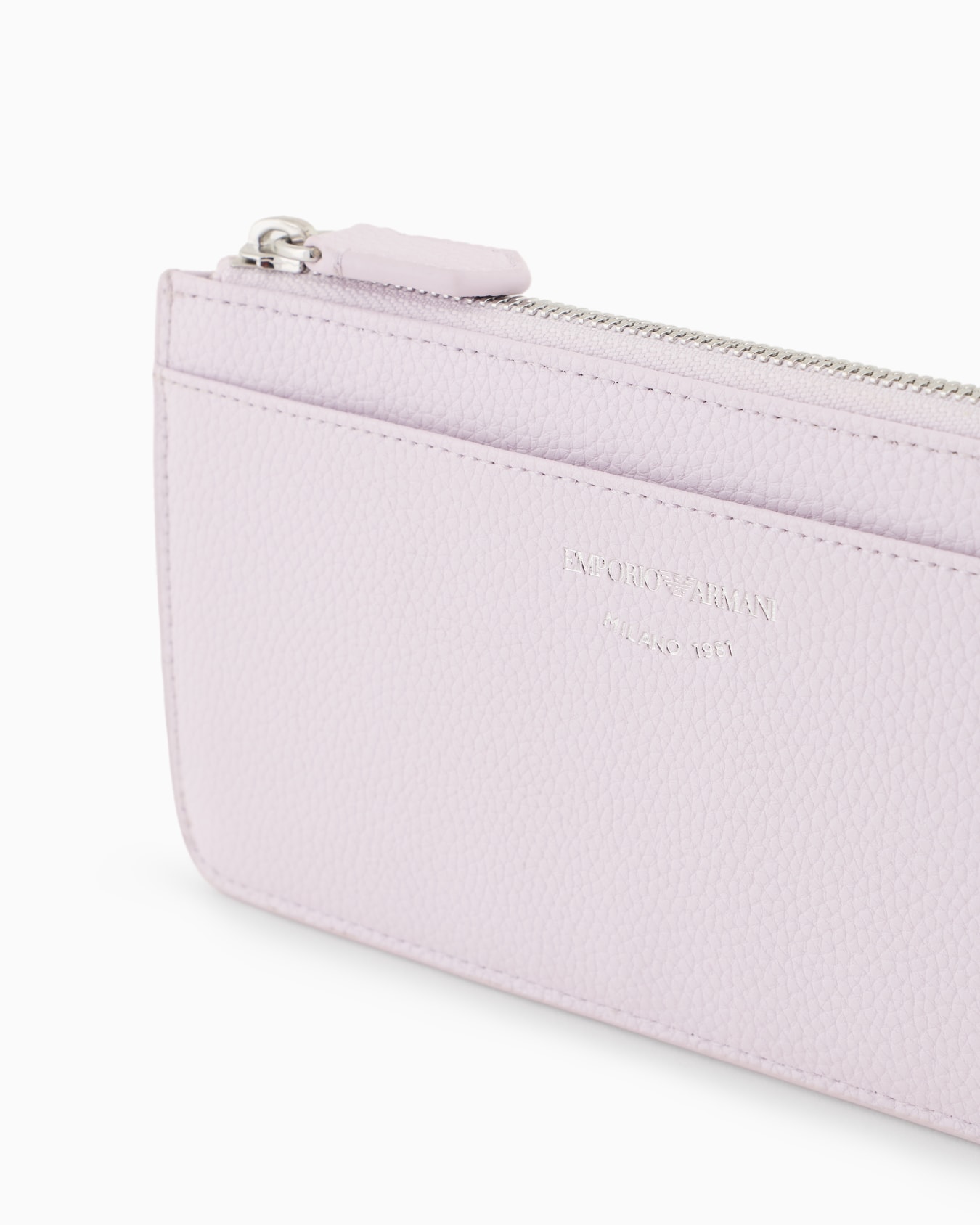 MyEA deer-print card holder with zip Slide 3