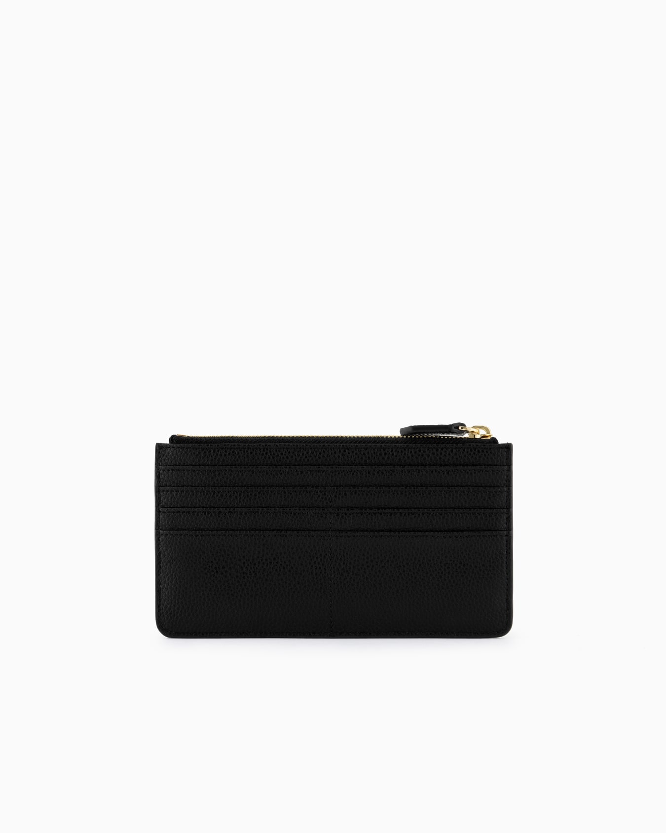MyEA deer-print card holder with zip Slide 1