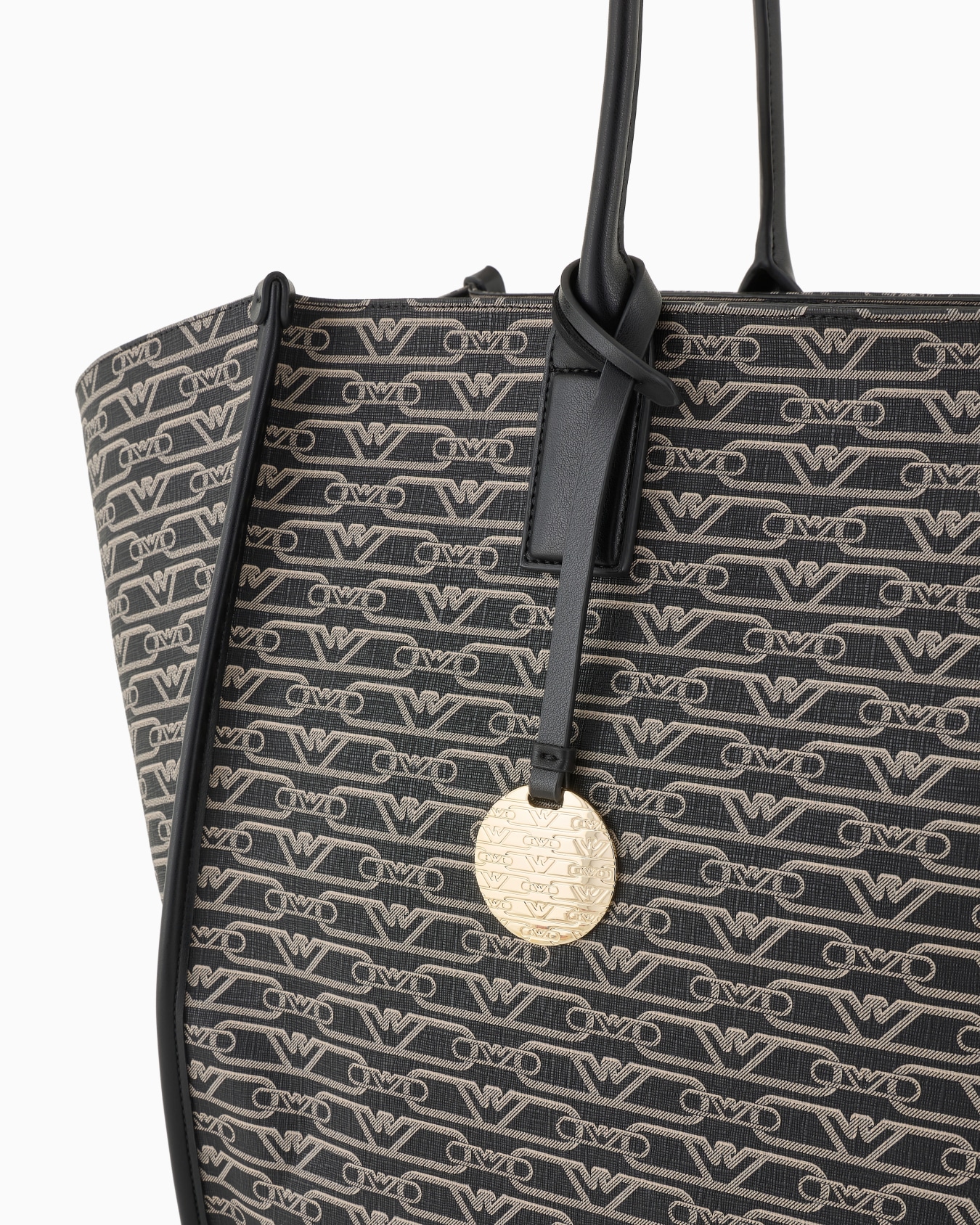 Grand sac cabas à imprimé monogramme all over Diapositive 4