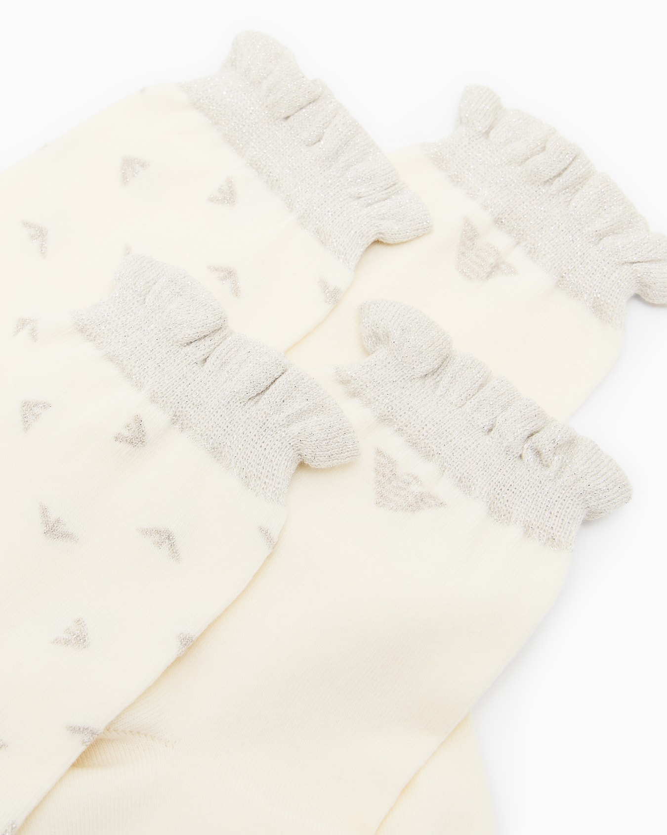 Two-pack of socks with shiny logo Slide 1