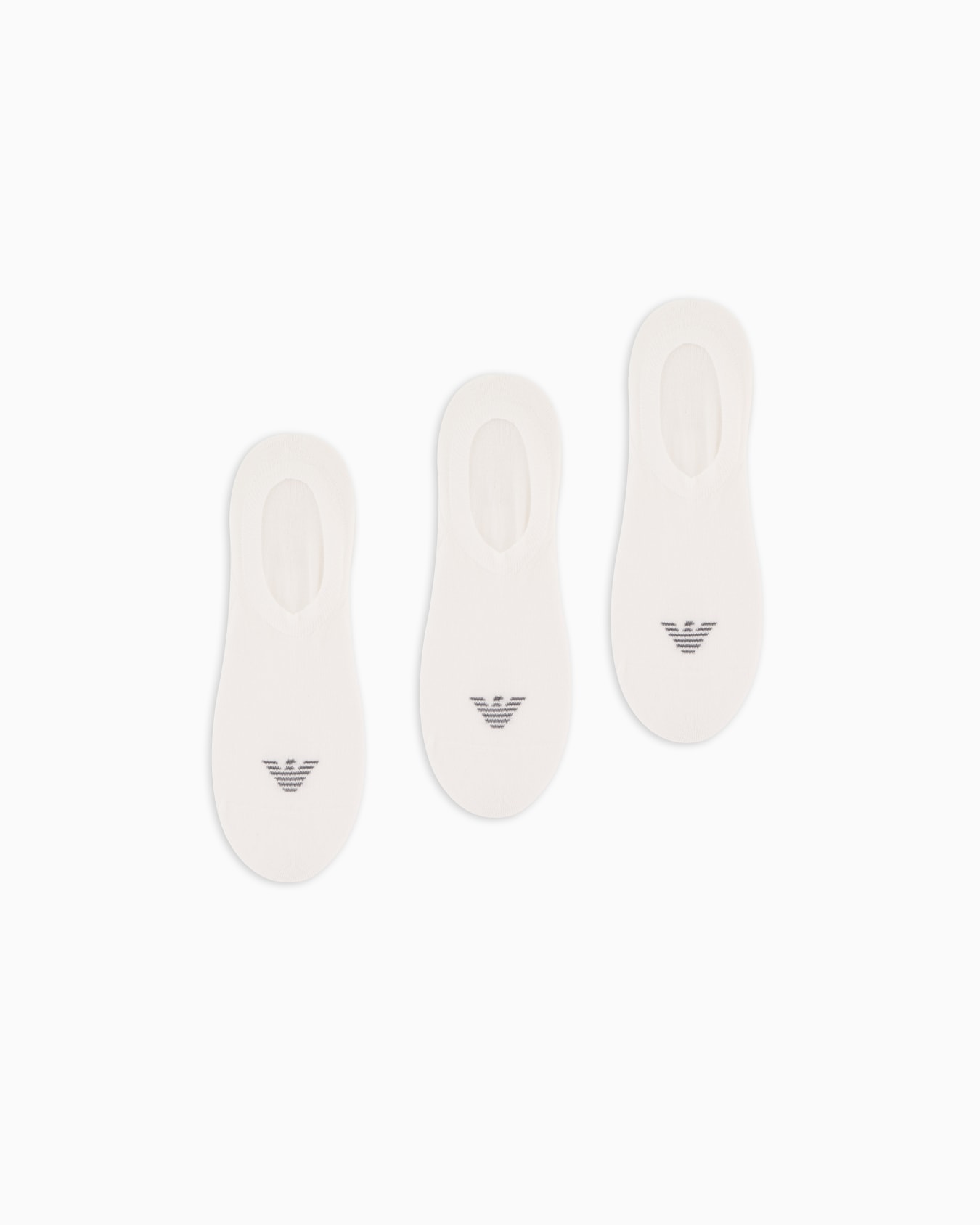 Lot de 3 paires de chaussettes invisibles avec logo jacquard ASV Diapositive 0