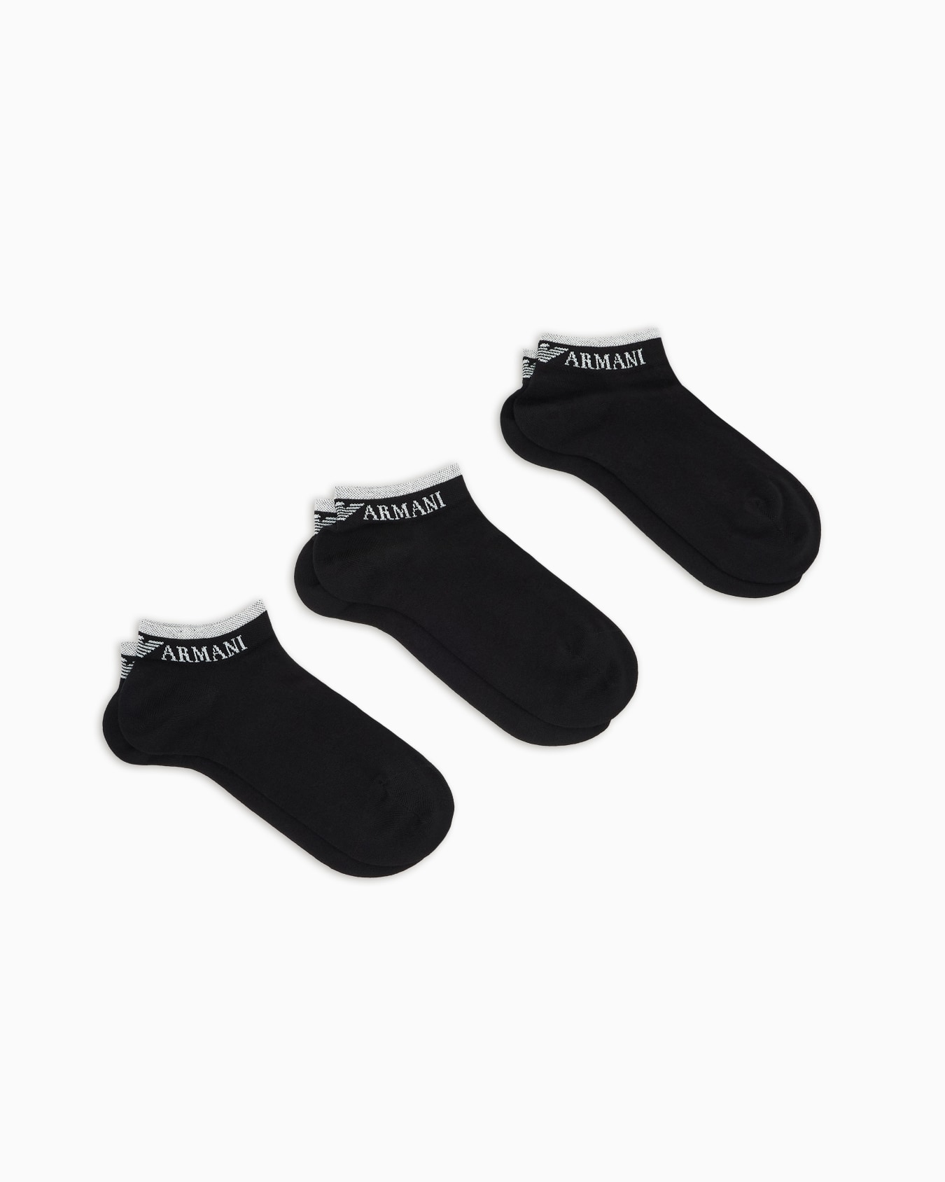 Three-pack of ASV socks with jacquard logo Slide 0