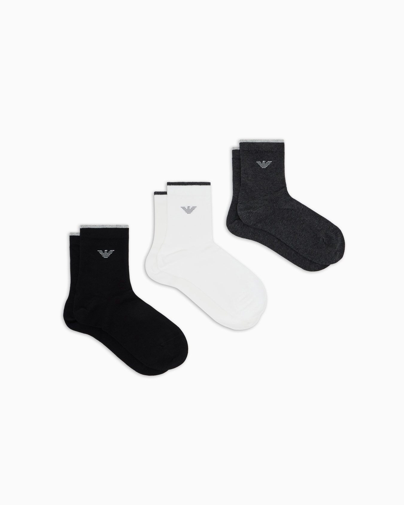 Three-pack of ASV socks with jacquard logo Slide 0