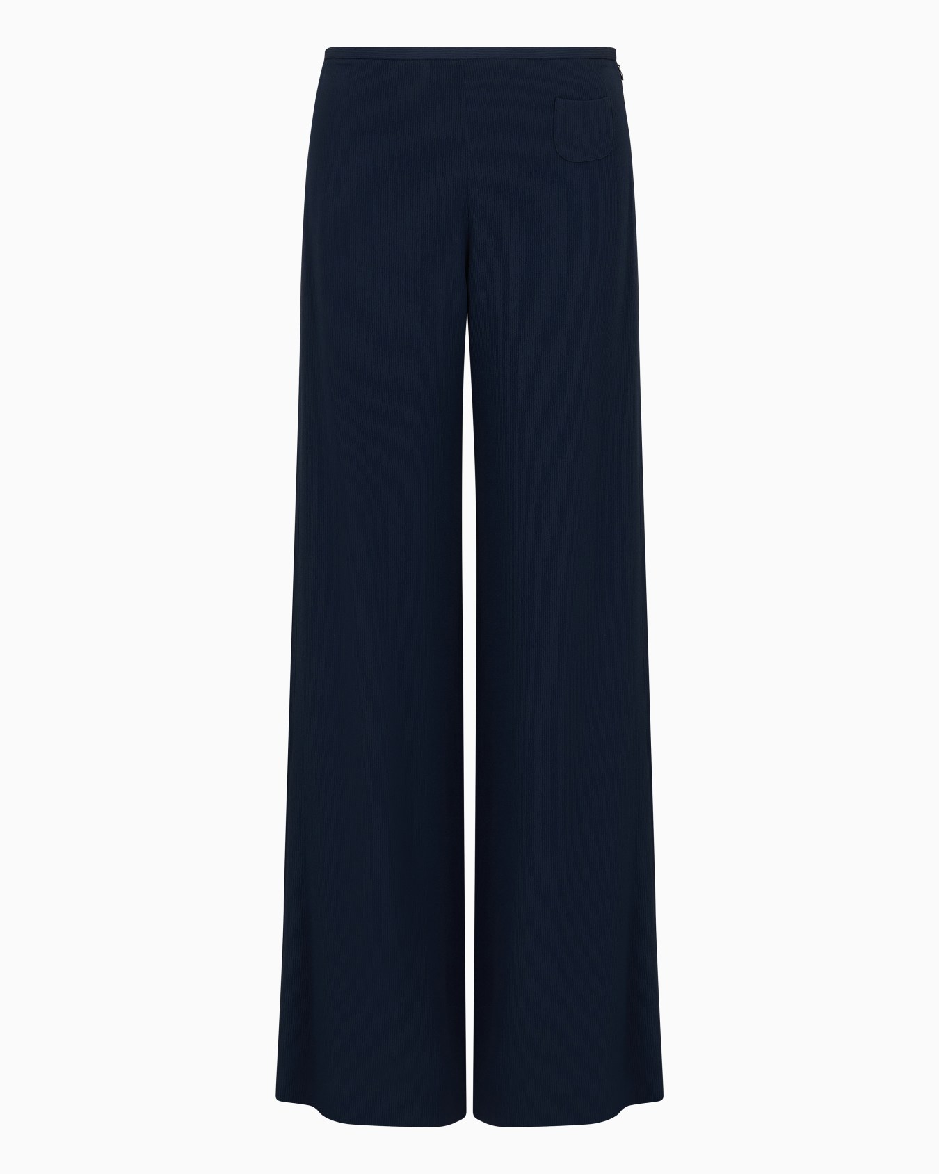 Icon canneté cady palazzo trousers with small pocket Slide 0