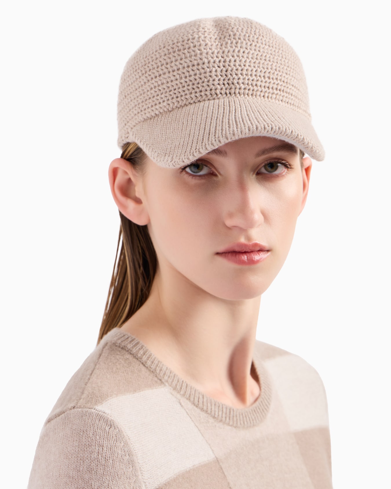 Casquette de baseball en maille de laine vierge mélangée Icon Diapositive 2
