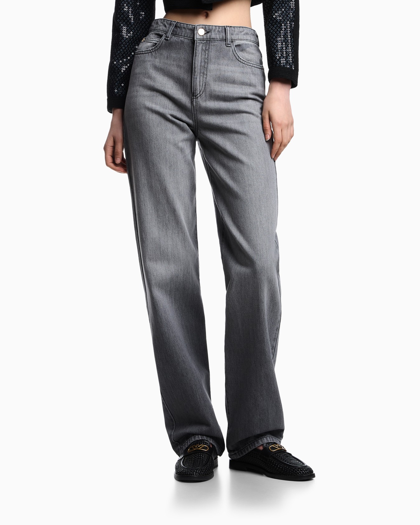 J4B mid/high-rise straight-leg, denim jeans  Slide 3