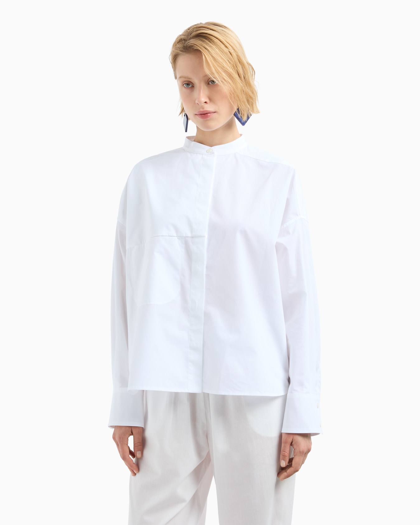 Pure cotton shirt with guru collar  Diapositiva 4