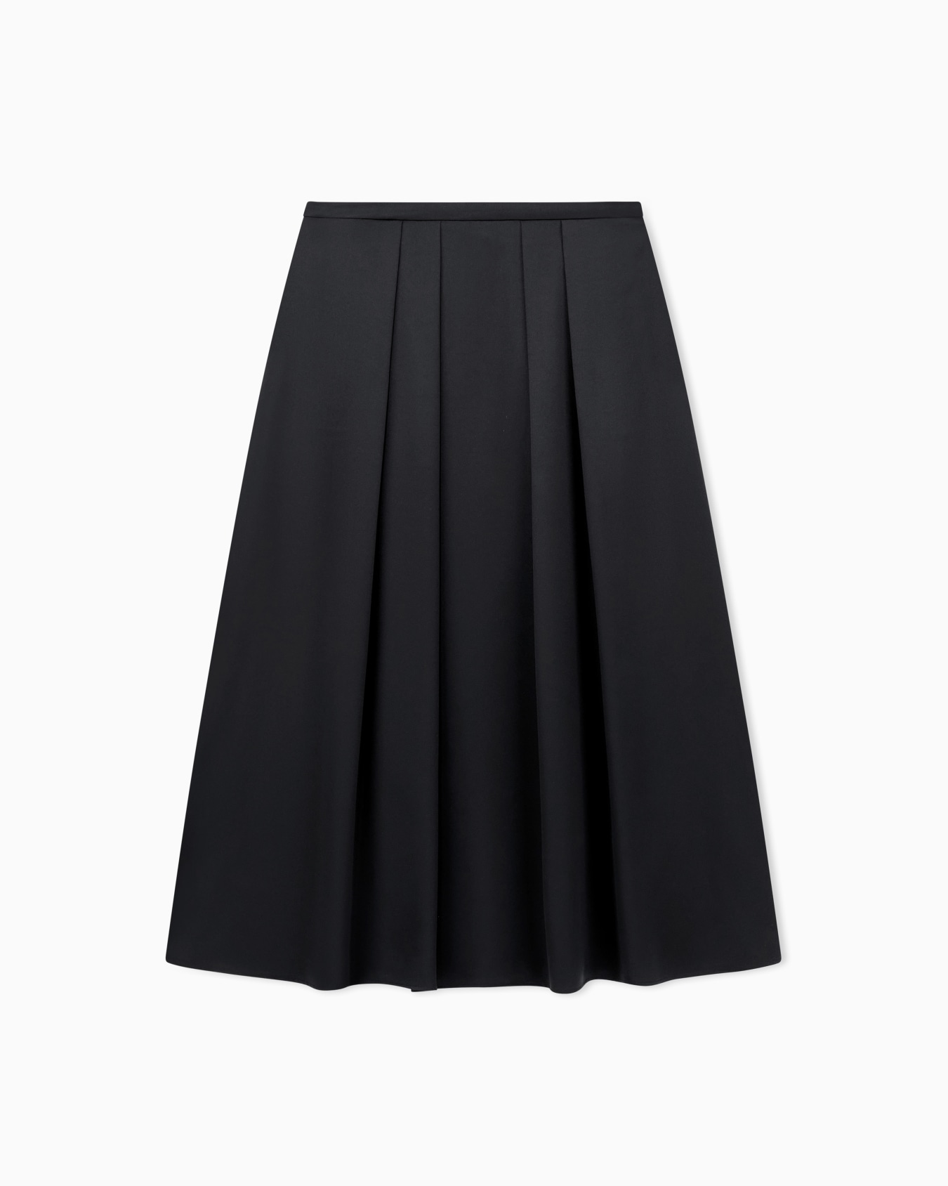 Valentine’s Day capsule collection satin crêpe pleated skirt Slide 0