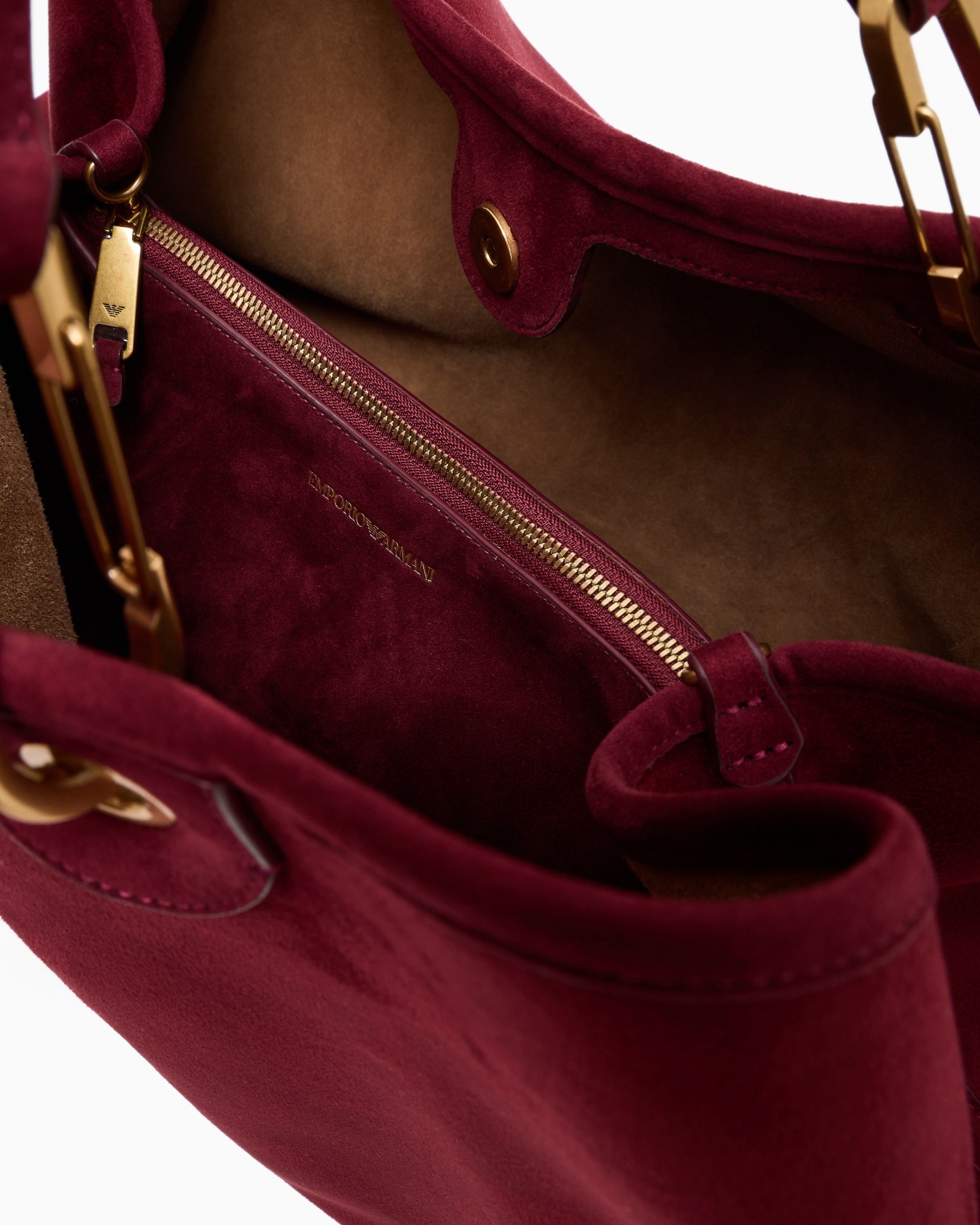 Faux suede large MyEA shopper bag Slide 3