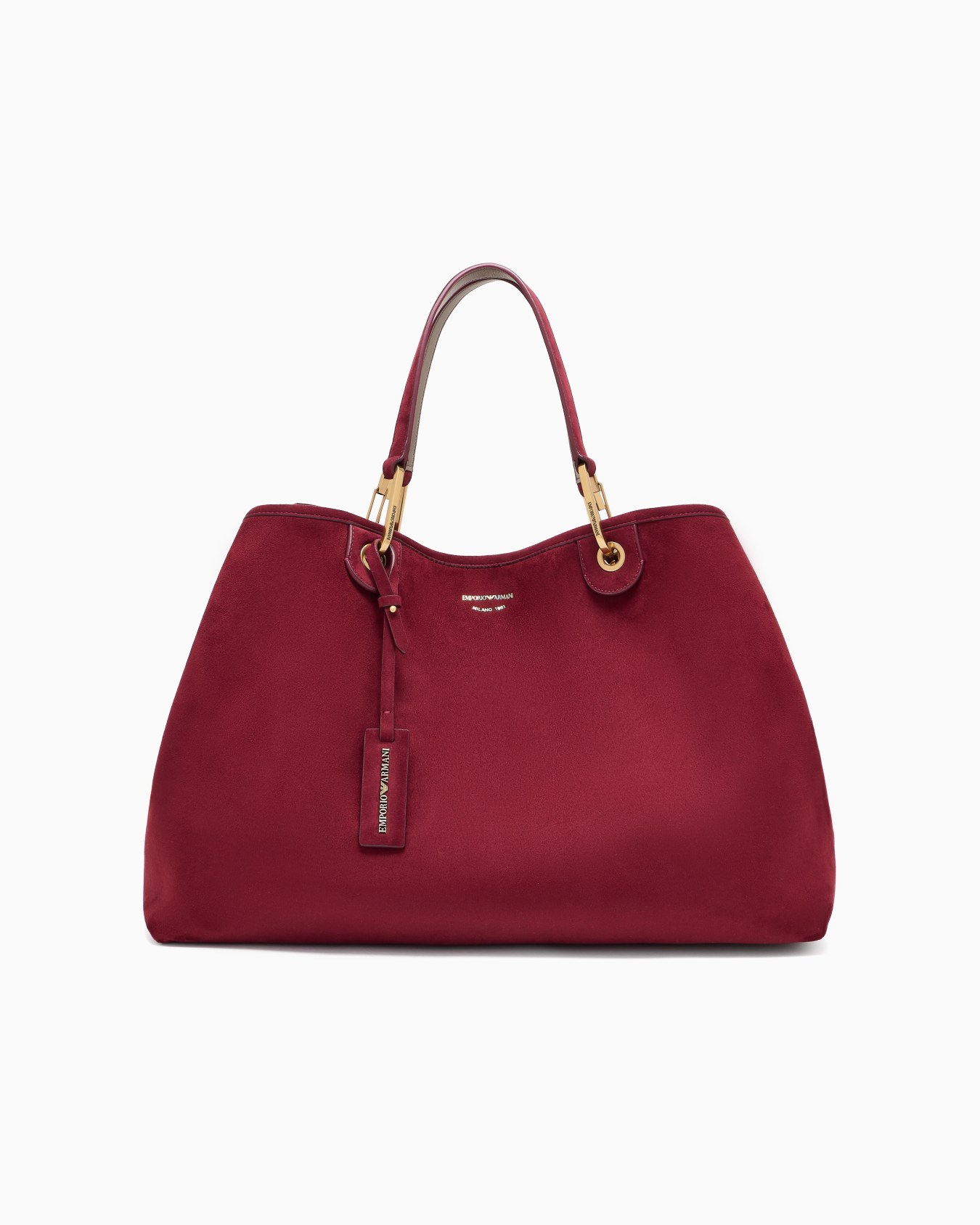 Faux suede large MyEA shopper bag Slide 0