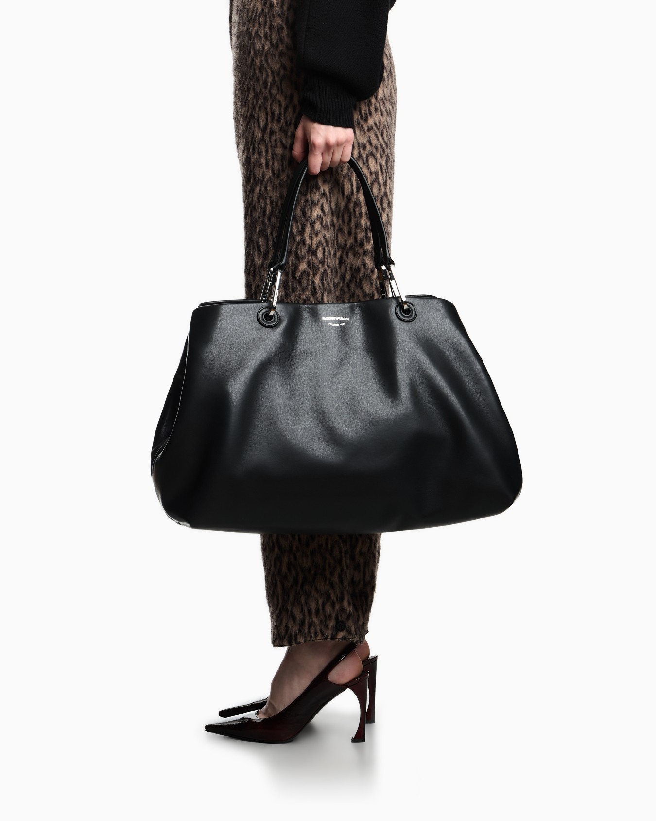 Large nappa leather MyEA shopper bag Slide 6