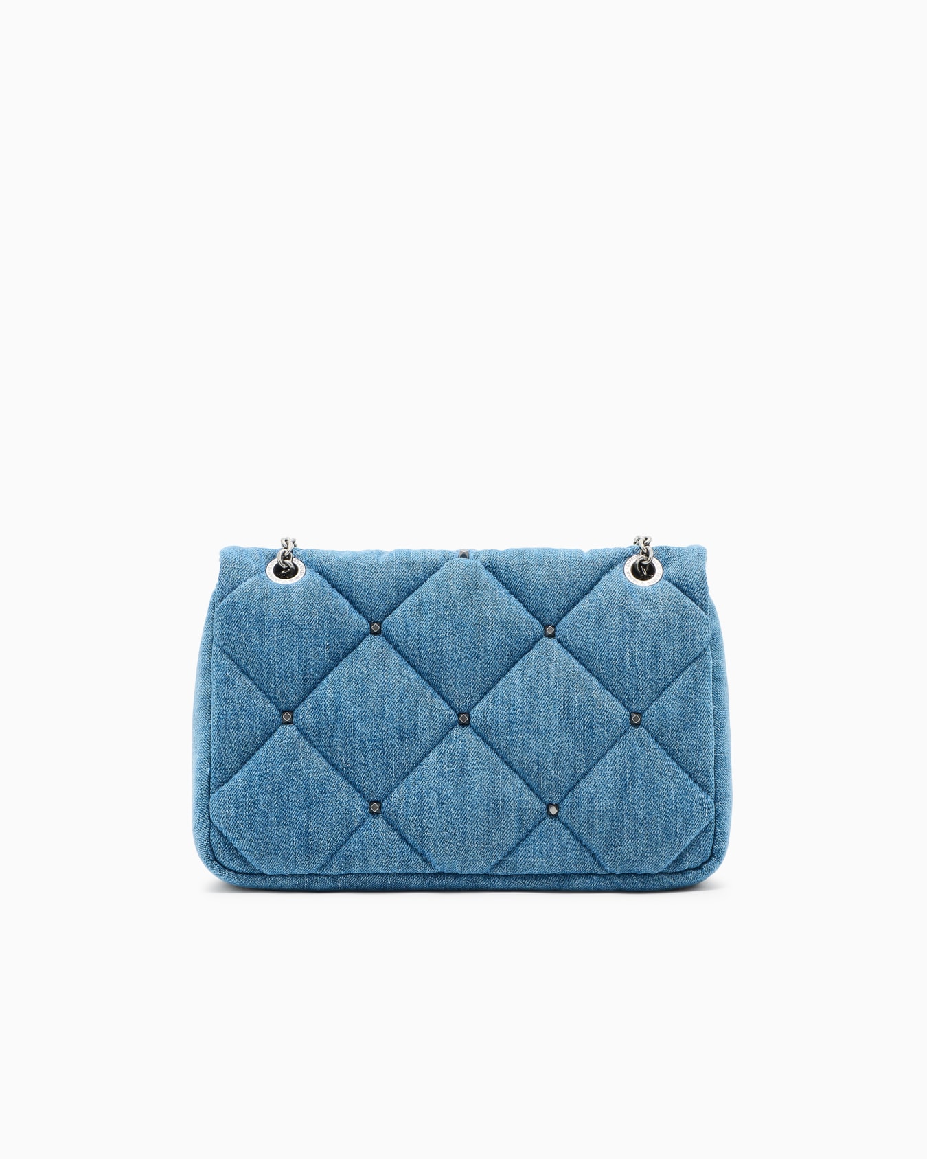 Shoulder bag with denim flap Slide 2