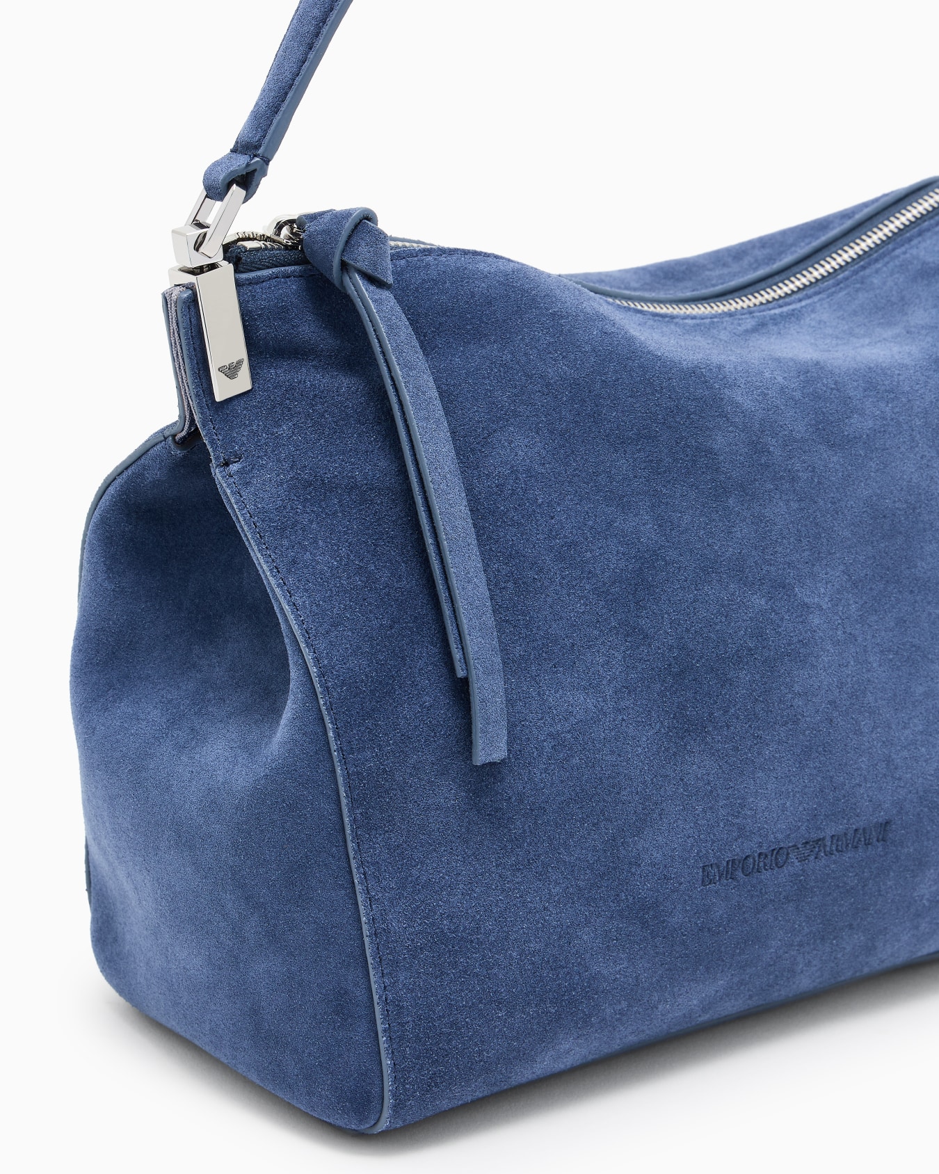 Medium suede handbag Slide 4